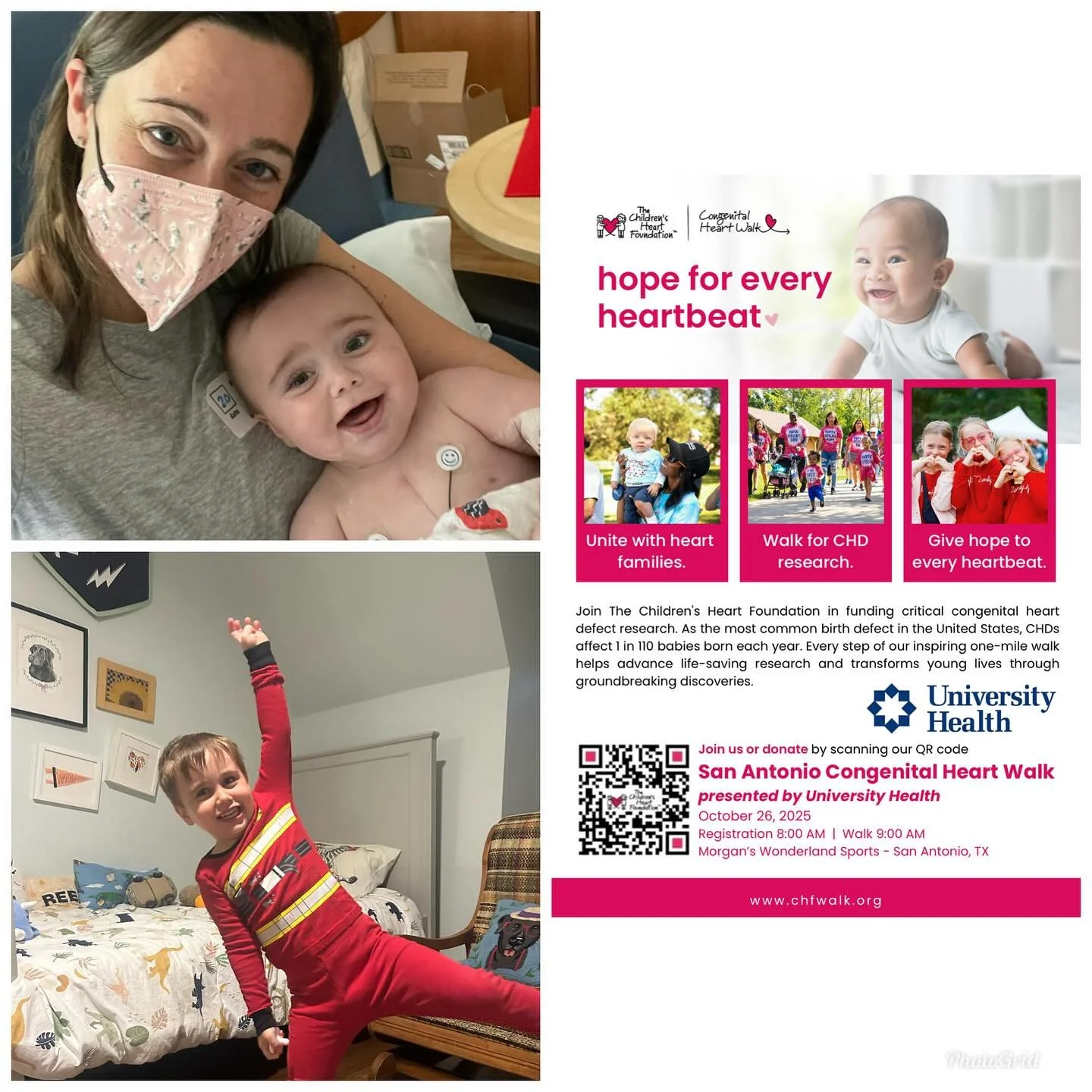 One of our very own UNION AMBASSADORS, Emily McKay, is sponsoring a walk with the Children’s Heart Foundation to raise money for additional research and funding for families with a child struggling with Congenital Heart Disease.  Emily is a mot