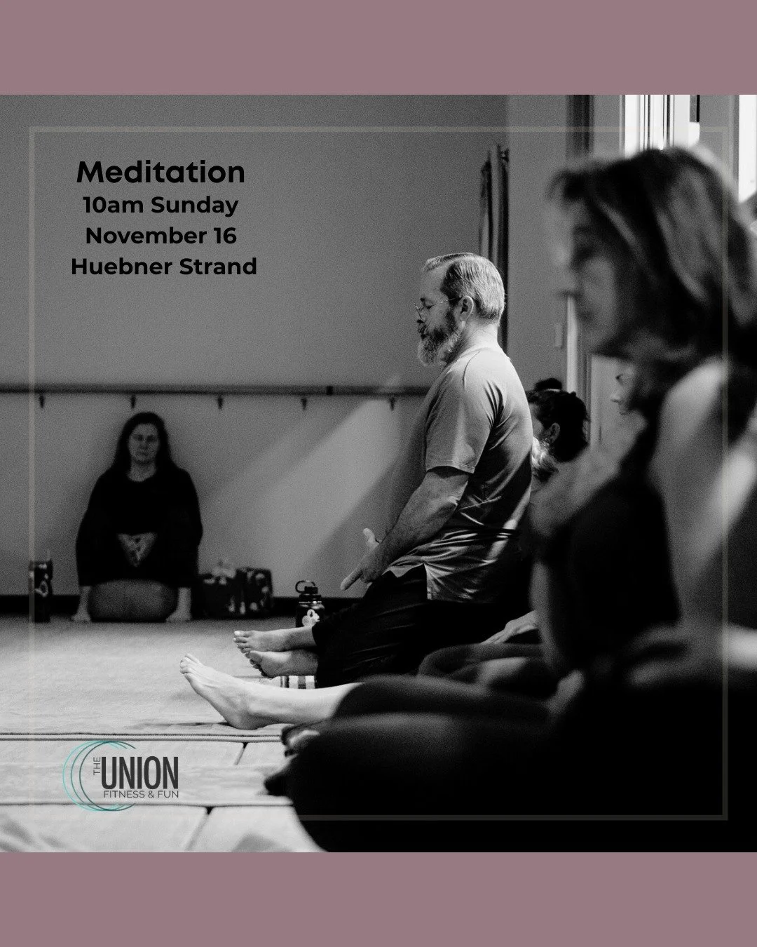 Take some time to connect with yourself.  Join us for our monthly meditation class, Sunday, November 16, 10am at our Huebner Strand location.  Sign up here: https://momence.com/l/79hG1daq