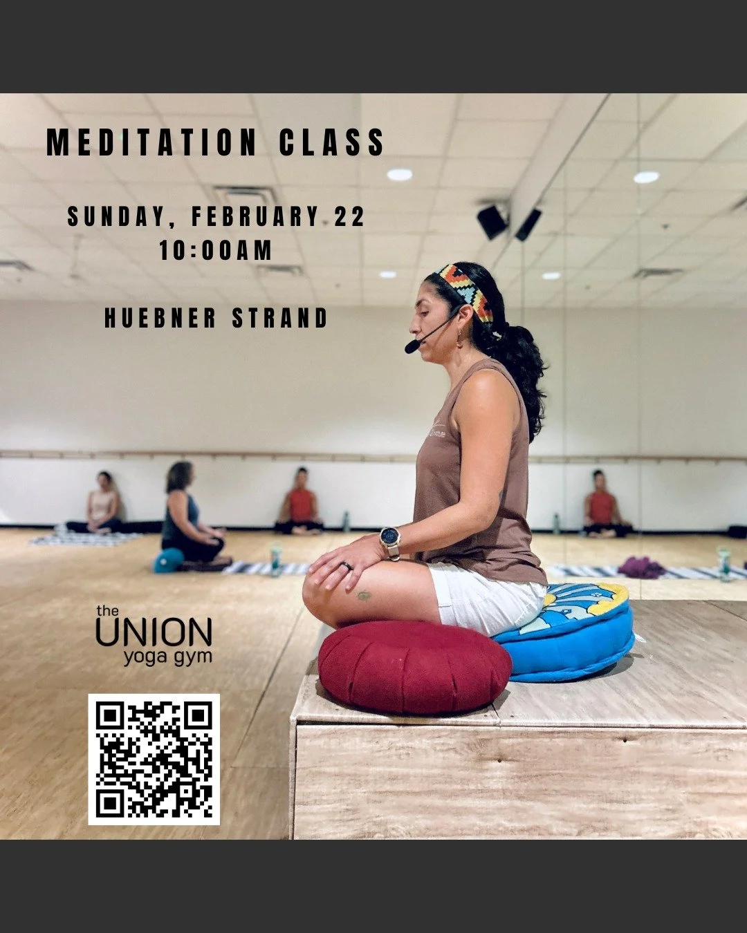 Save the date: Our next Meditation class, Sunday, February 22, 10AM at the Huebner Strand location.  Meditation is an opportunity to focus the mind so that you can gain mental clarity, emotional calmness, and a sense of inner peace.  Come and see!