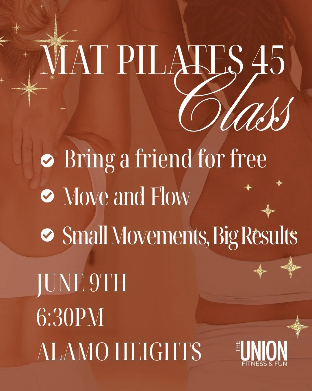 TONIGHT!  Bring a friend for FREE! Walk out 2 inches taller! 💕
Sign in here: https://momence.com/l/x9h6P6lL
Use Promo Code: MAT0609