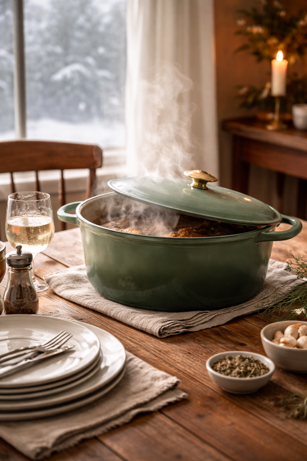 Honey Garlic Pork Sirloin: A Dutch Oven Dinner for Cold Days and Warm Kitchens