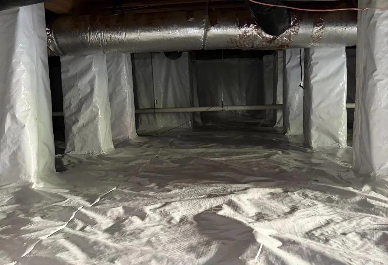 Encapsulated crawl space ductwork Middle Tennessee