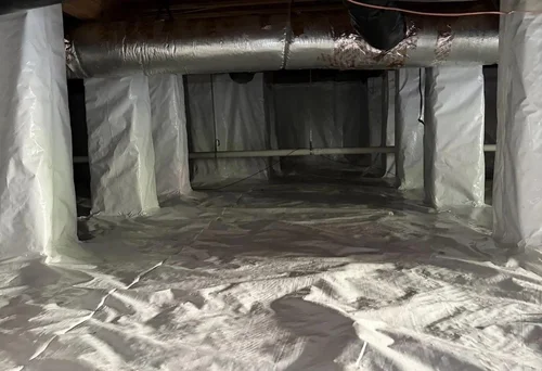 encapsulated crawl space ductwork middle — Crawlspace Crew, Middle Tennessee