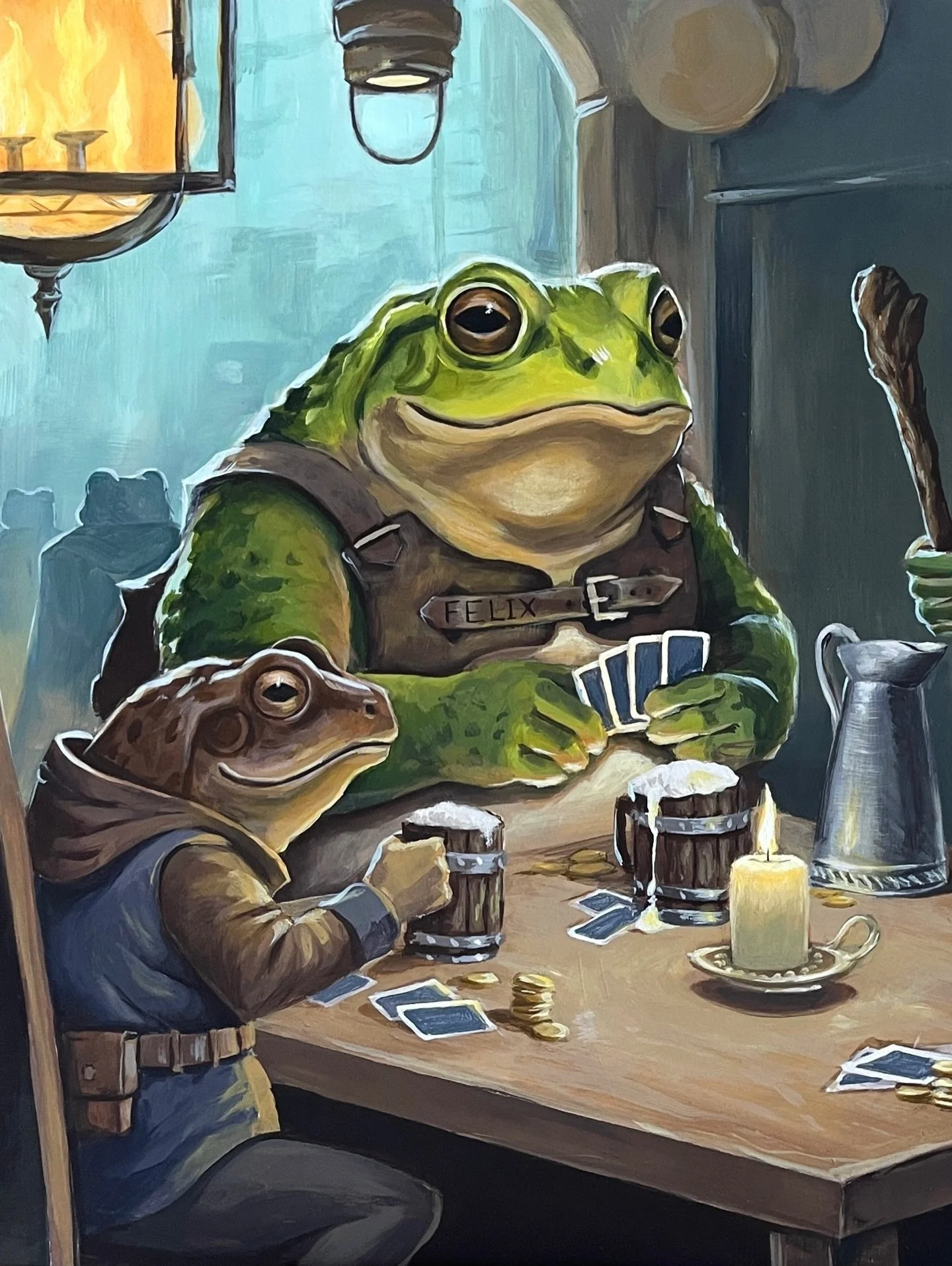 Working on commissioned pieces is always a privilege 🐸🤍

I&rsquo;m so incredibly grateful to the collectors who trust me to interpret and bring their personal visions to life through my work. There&rsquo;s something so special about being invited i