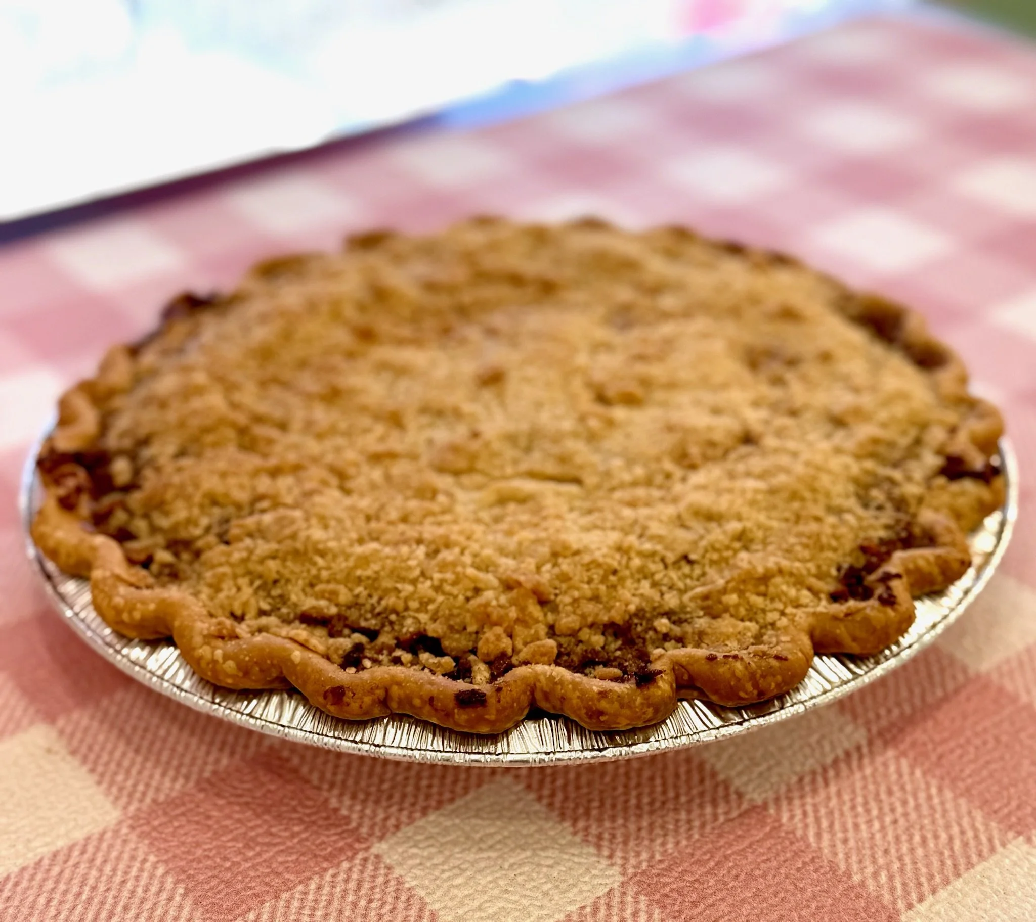 Brown Butter Pecan Crumble Pie