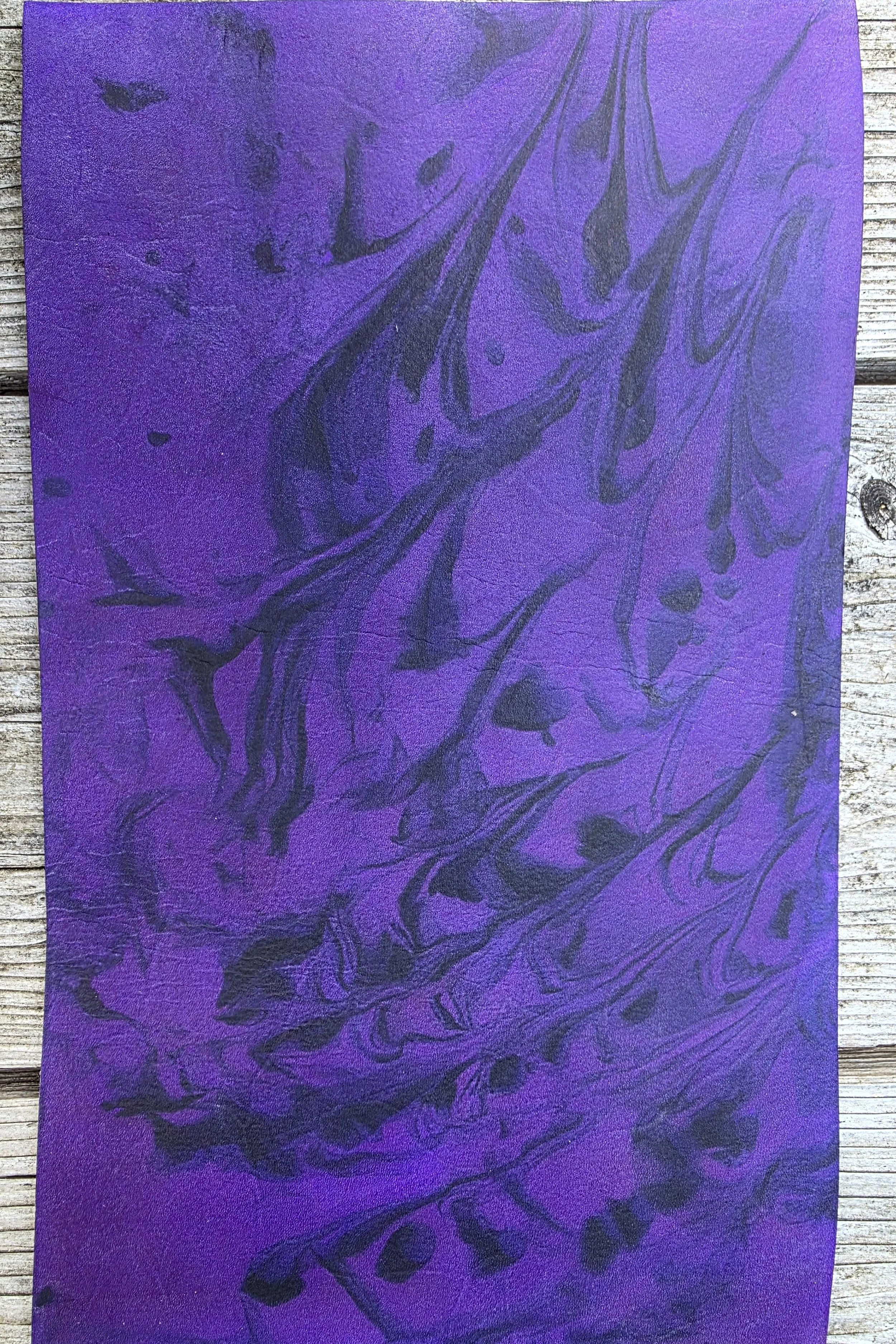 Purple w/ Black Marble