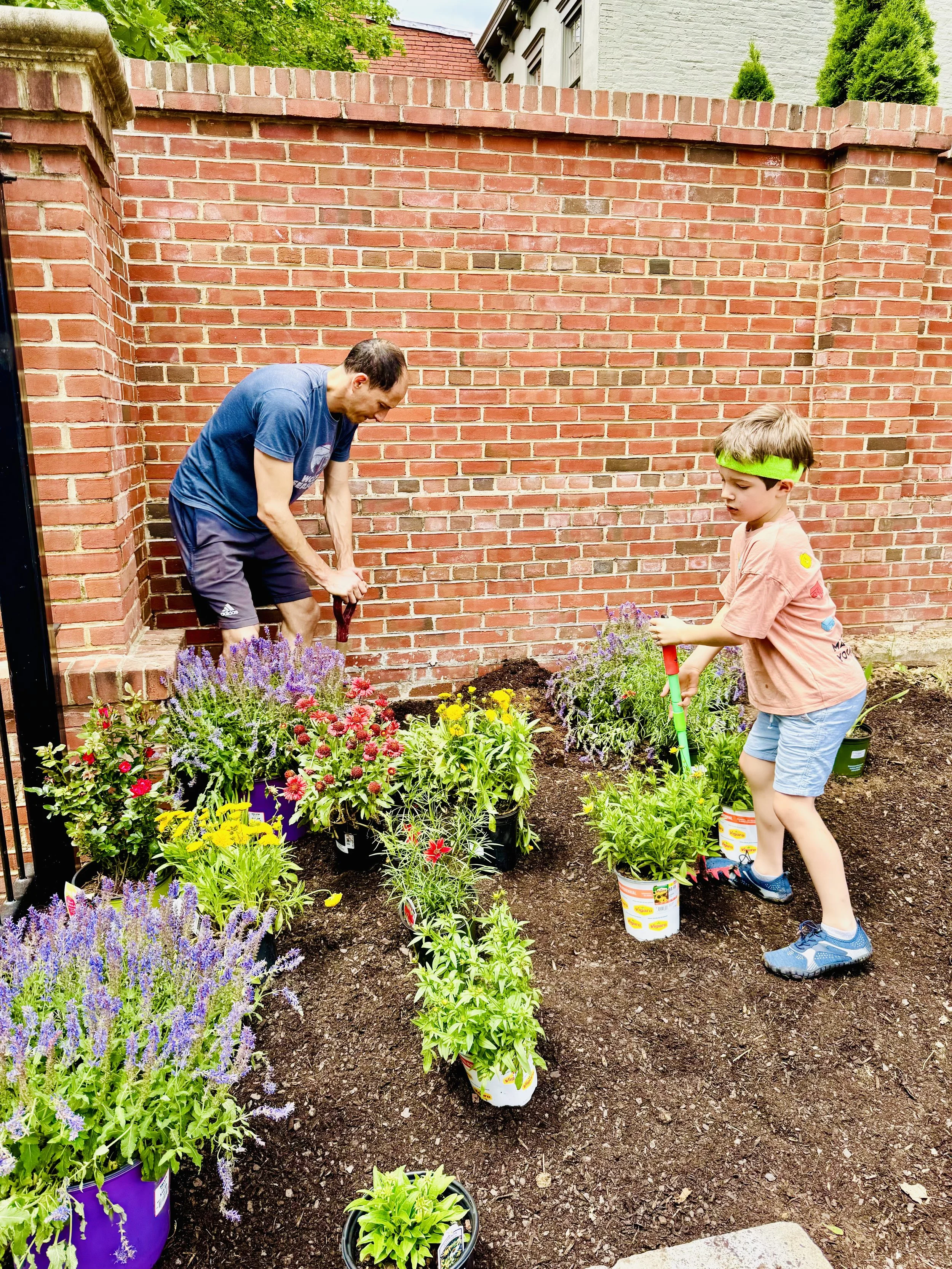 Play Date & Gardening!