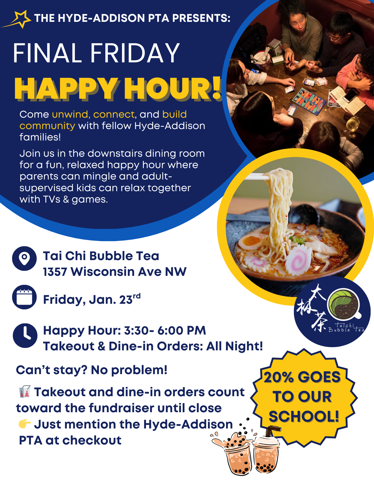 Final Friday Happy Hour!