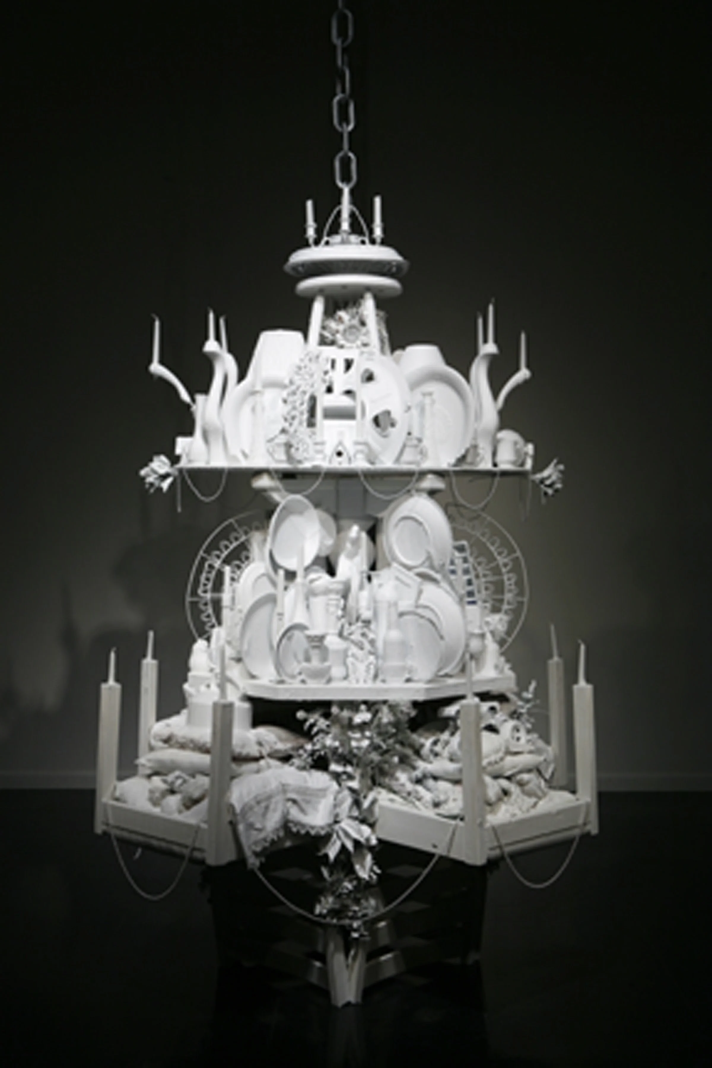 Miss Conceptualizing the American Dream - Thesis 1 Chandelier 12' x 6'