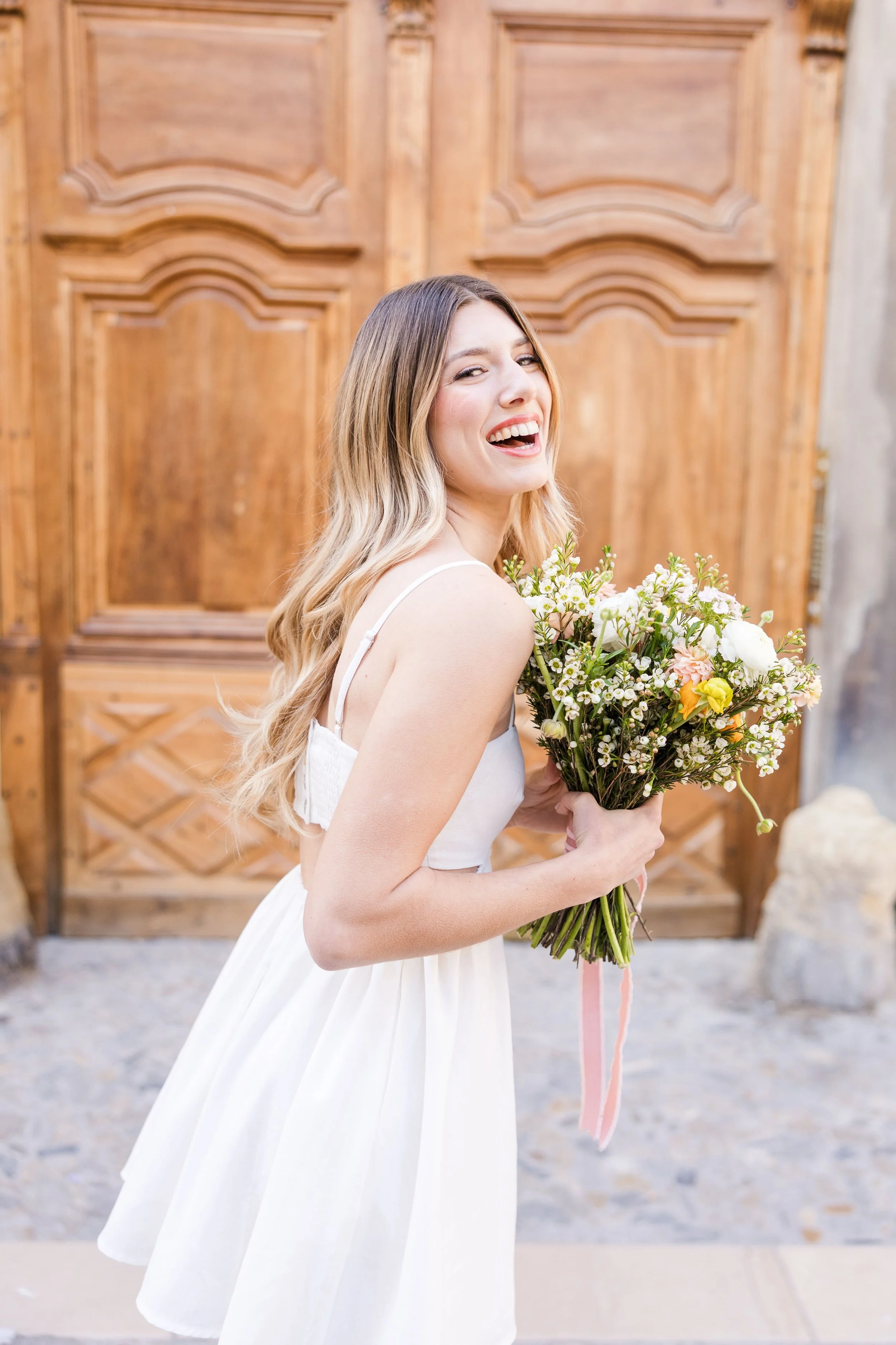 Romantic street corner