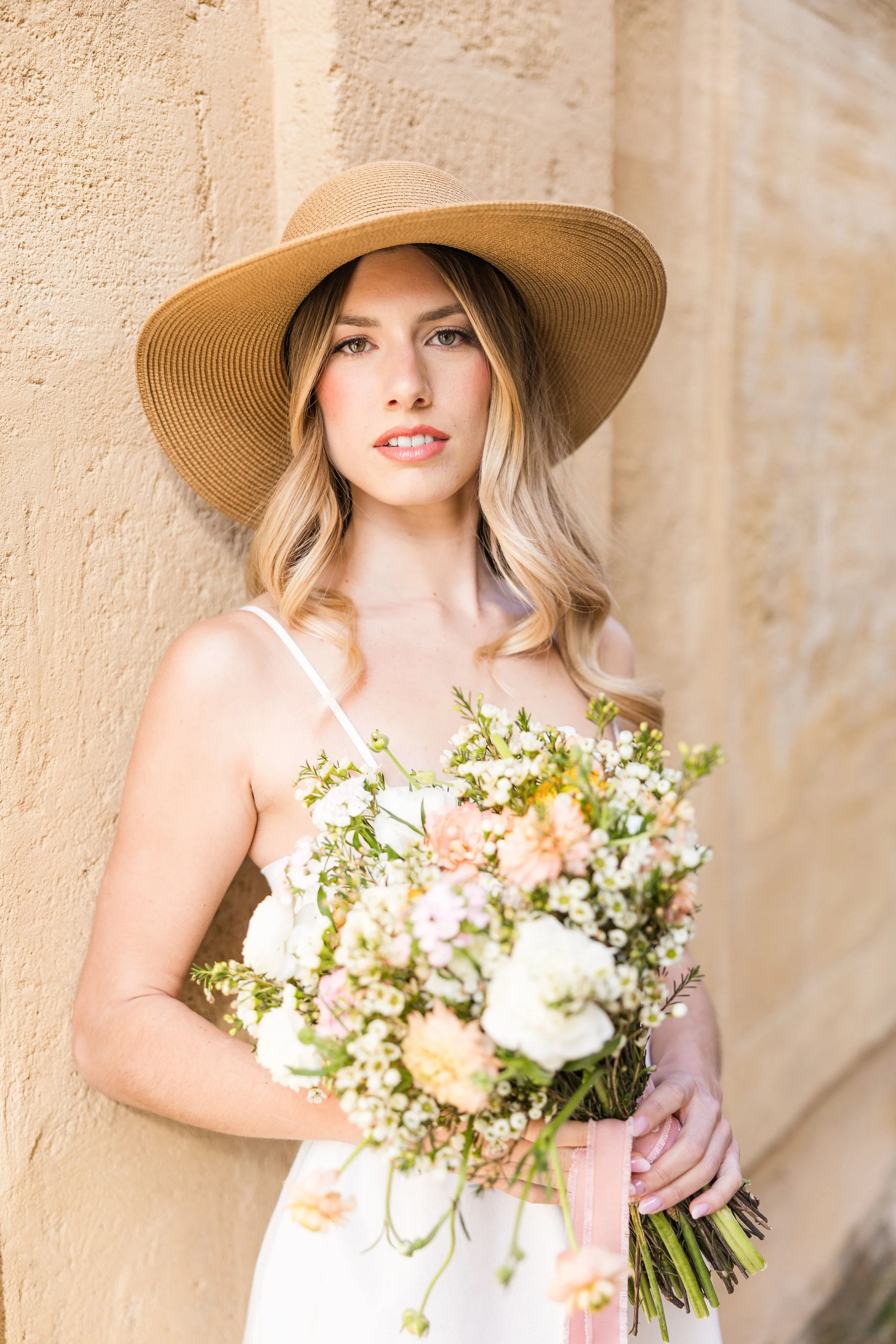 Pastel wall portrait