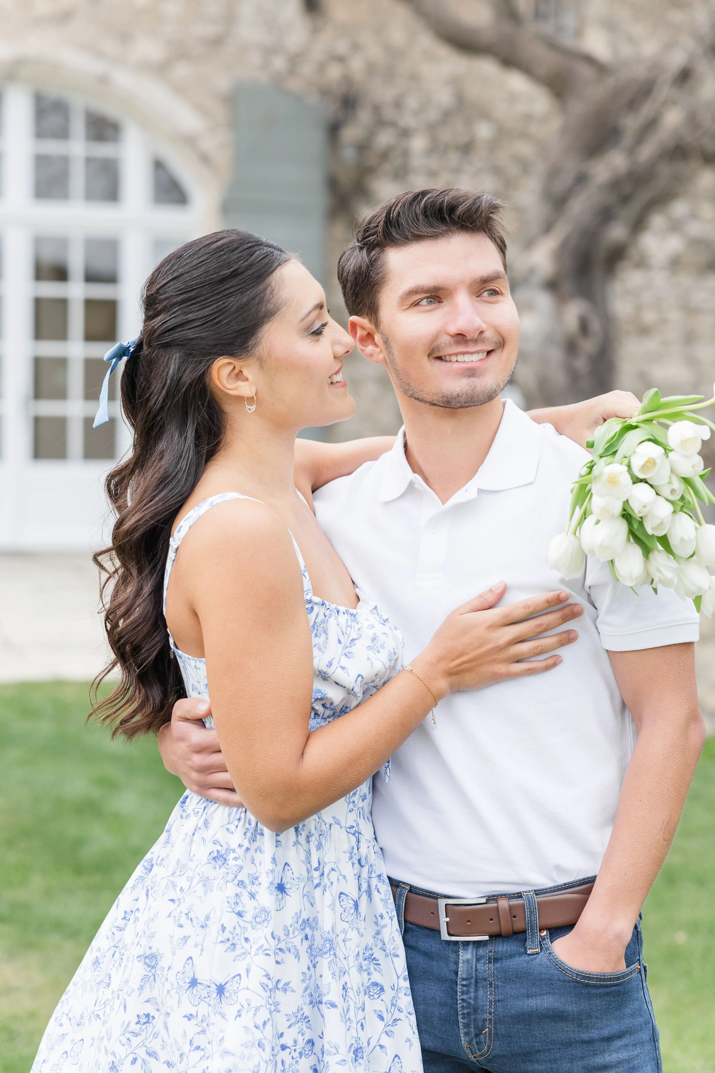 Elegant Couple Portrait South of France
