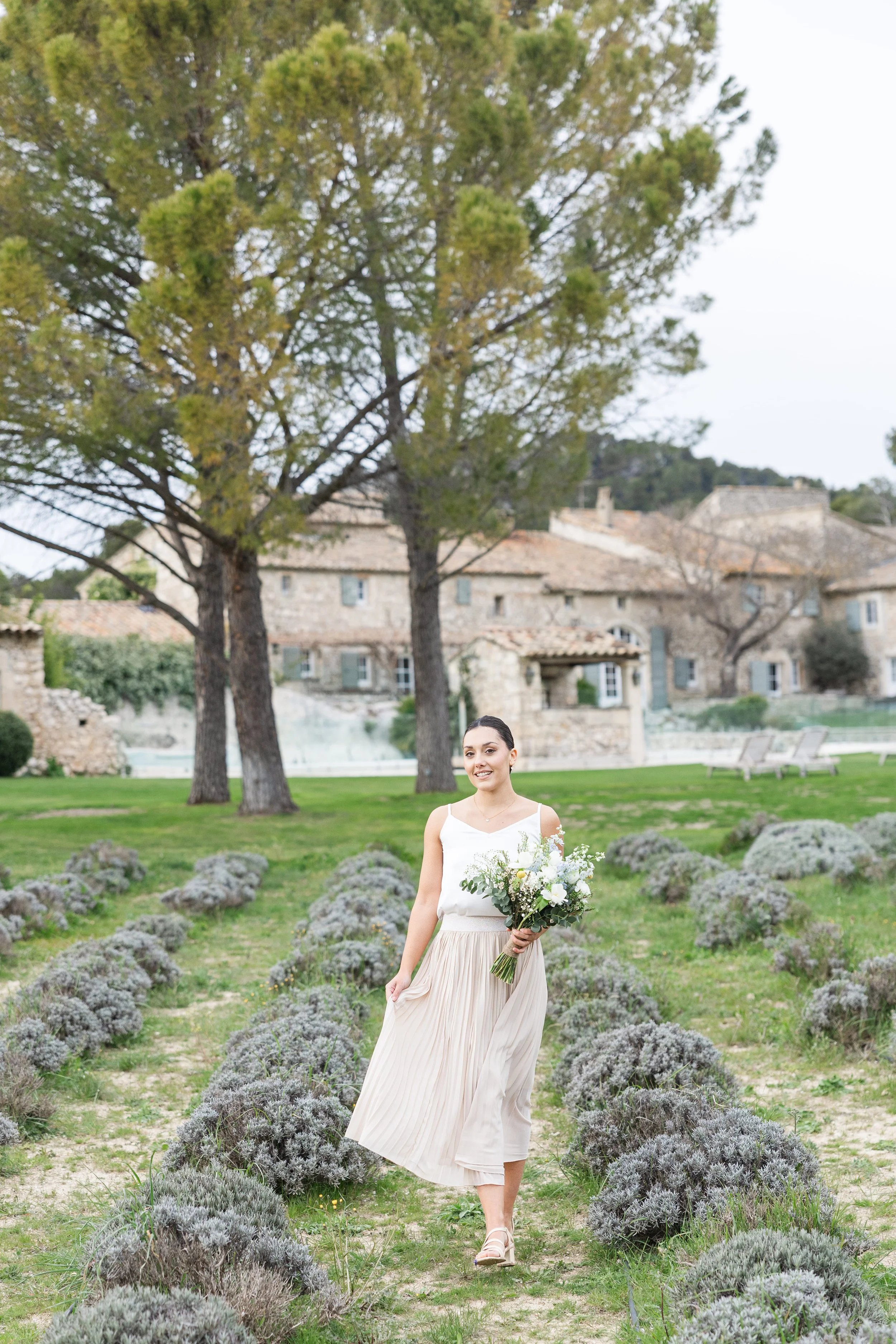 Woman Lavender Field Provence