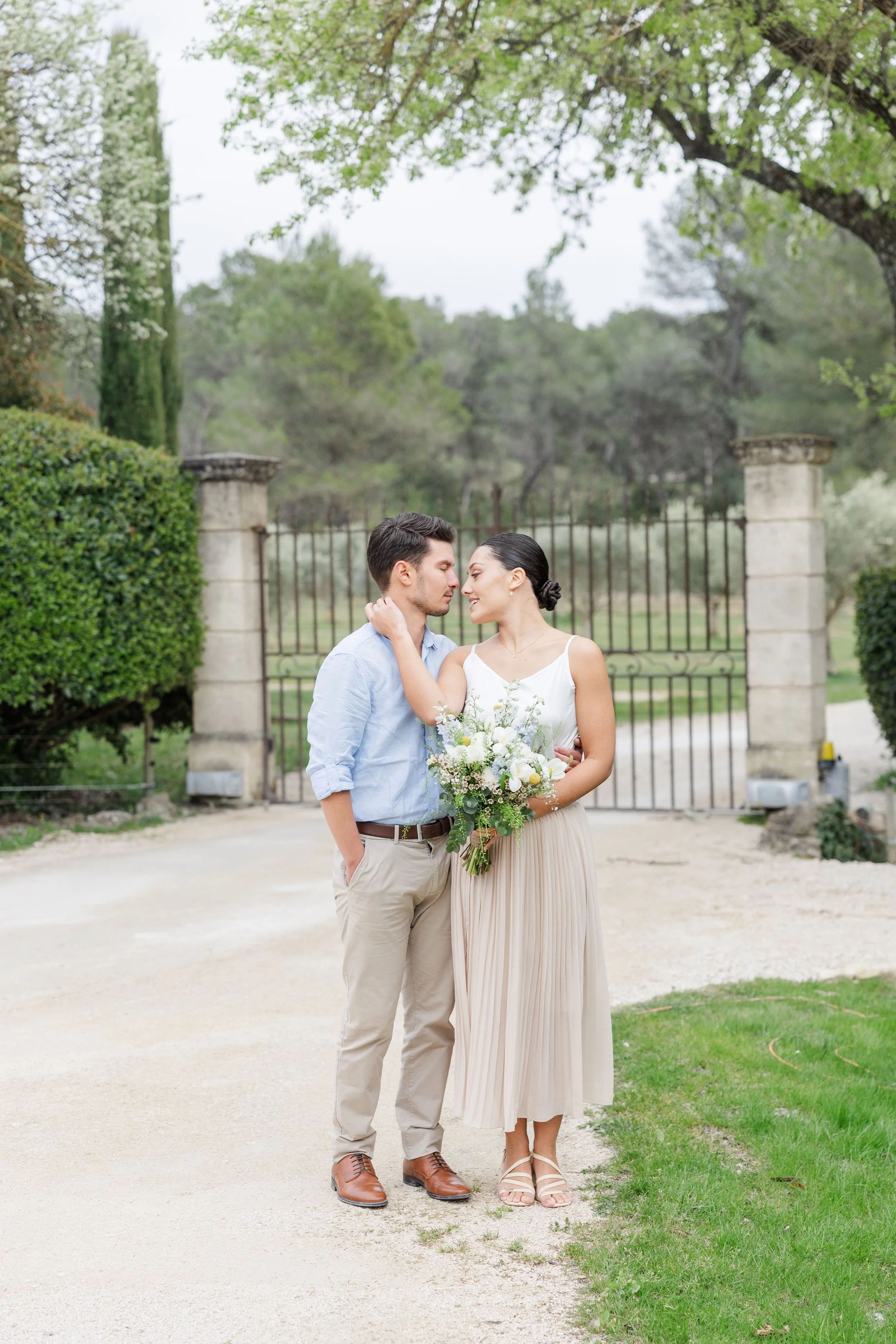 Engagement Style Couple Provence