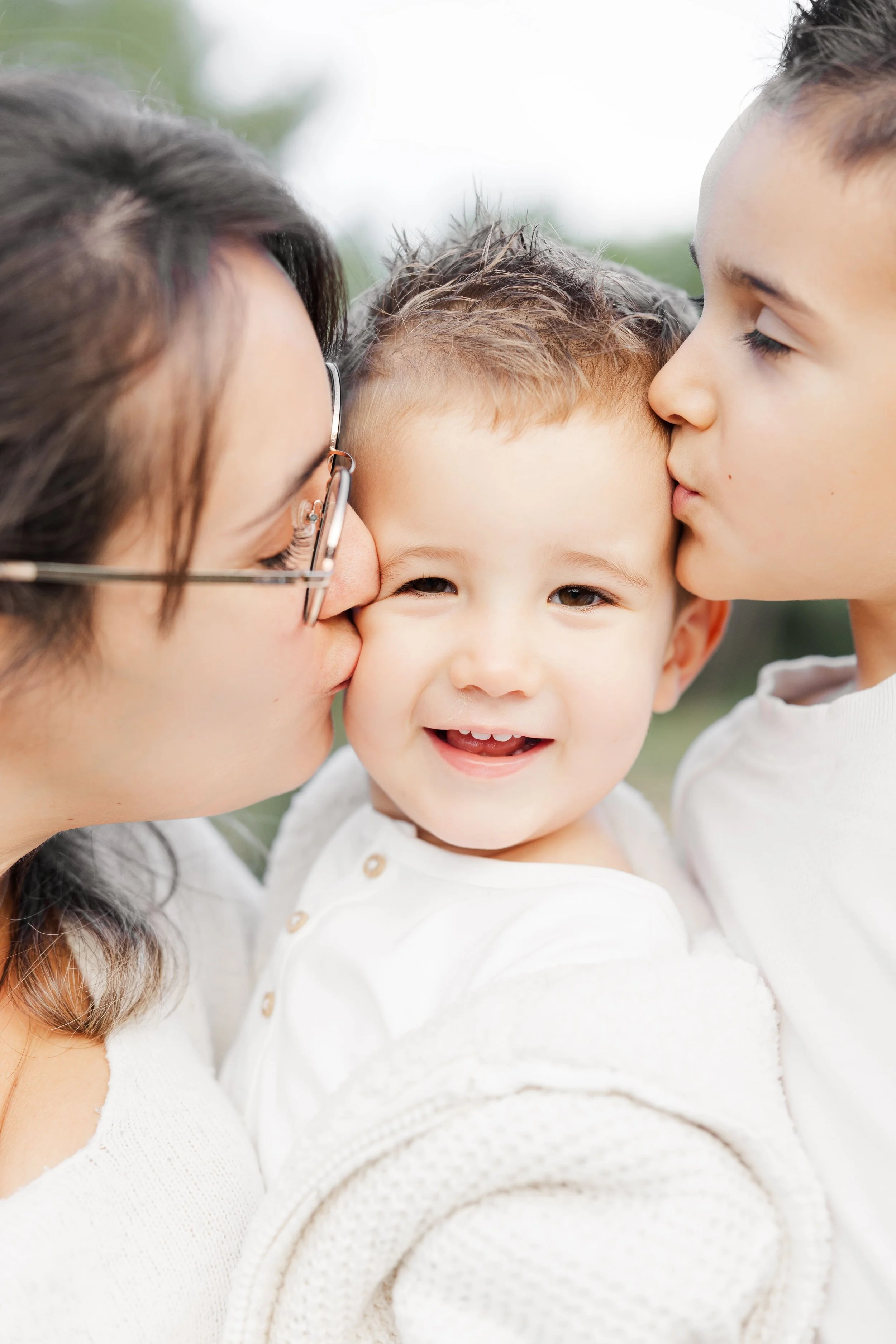 Mother and Children Portrait Provence