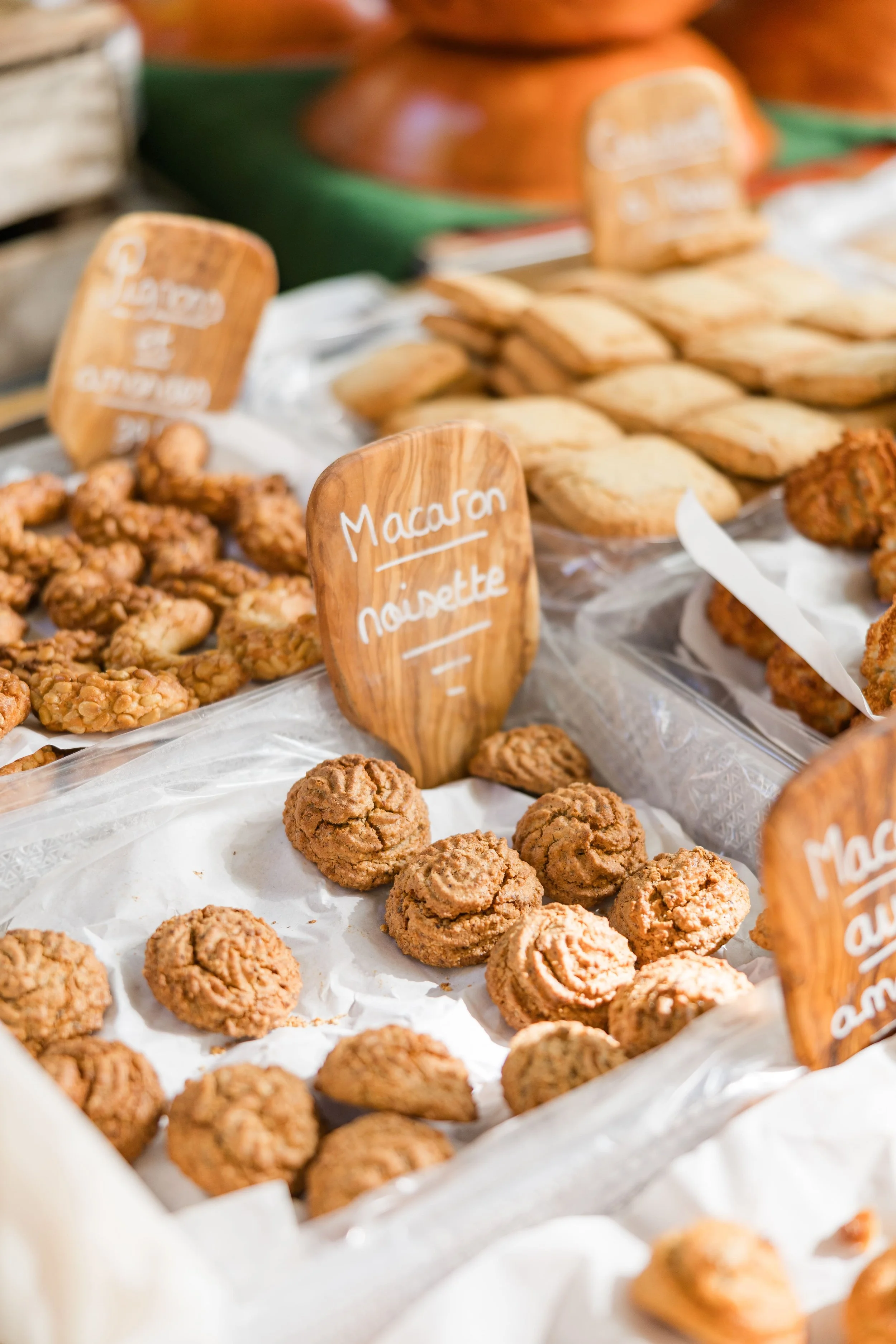 Homemade Cookies at a Provence Bakery Stall