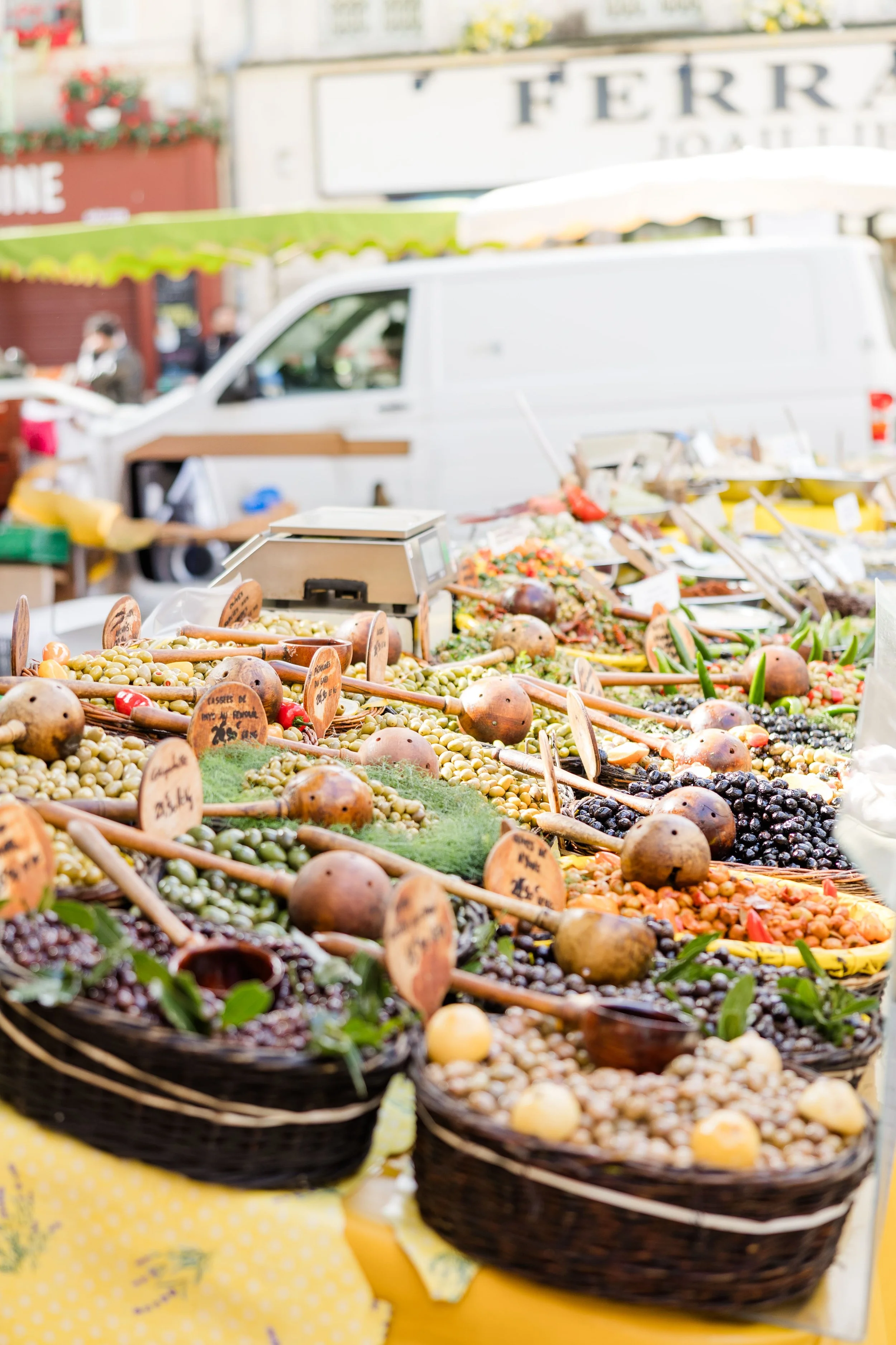 Garlic and Local Produce at Provence Market