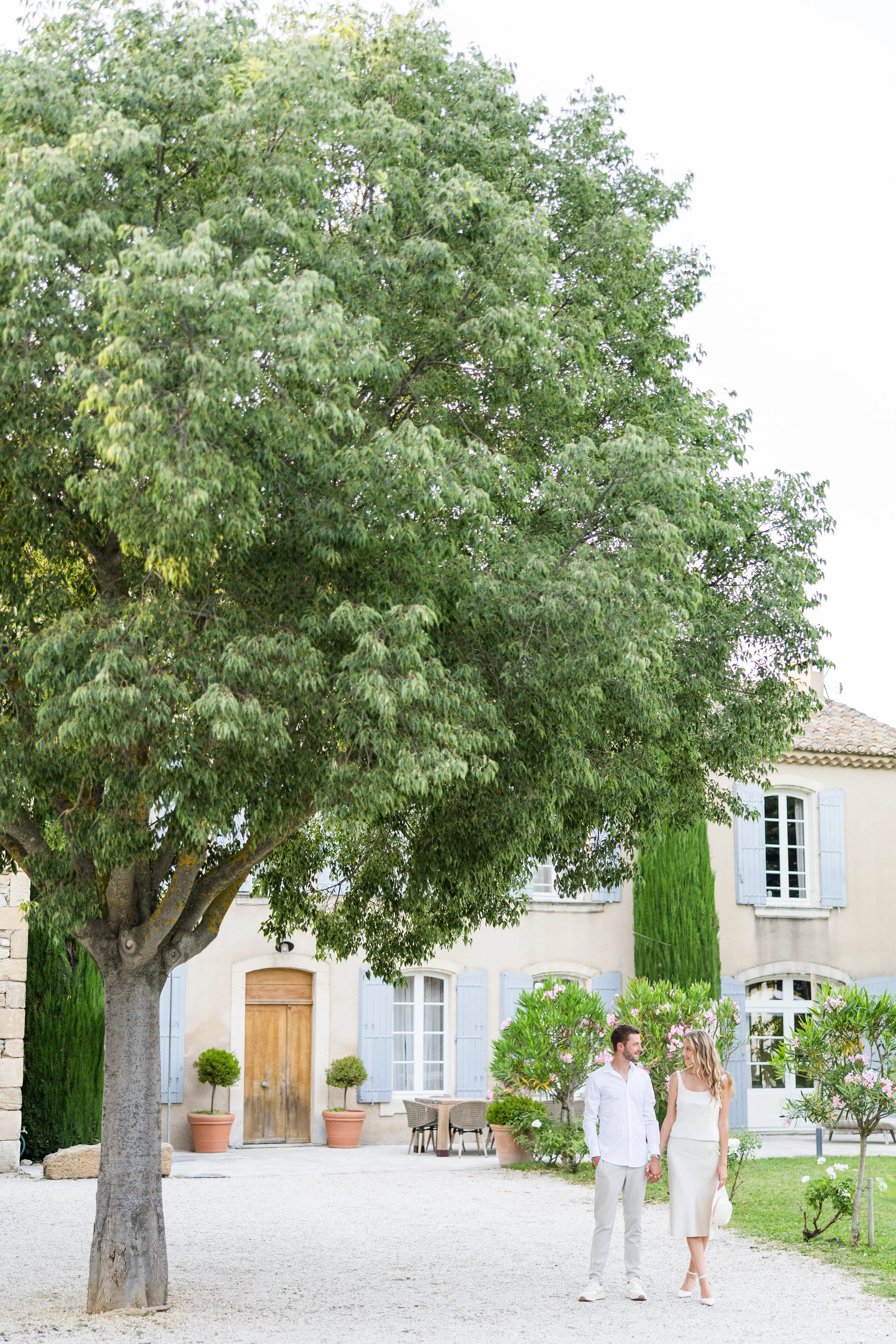 Romantic Couple at a Provençal Estate in Provence