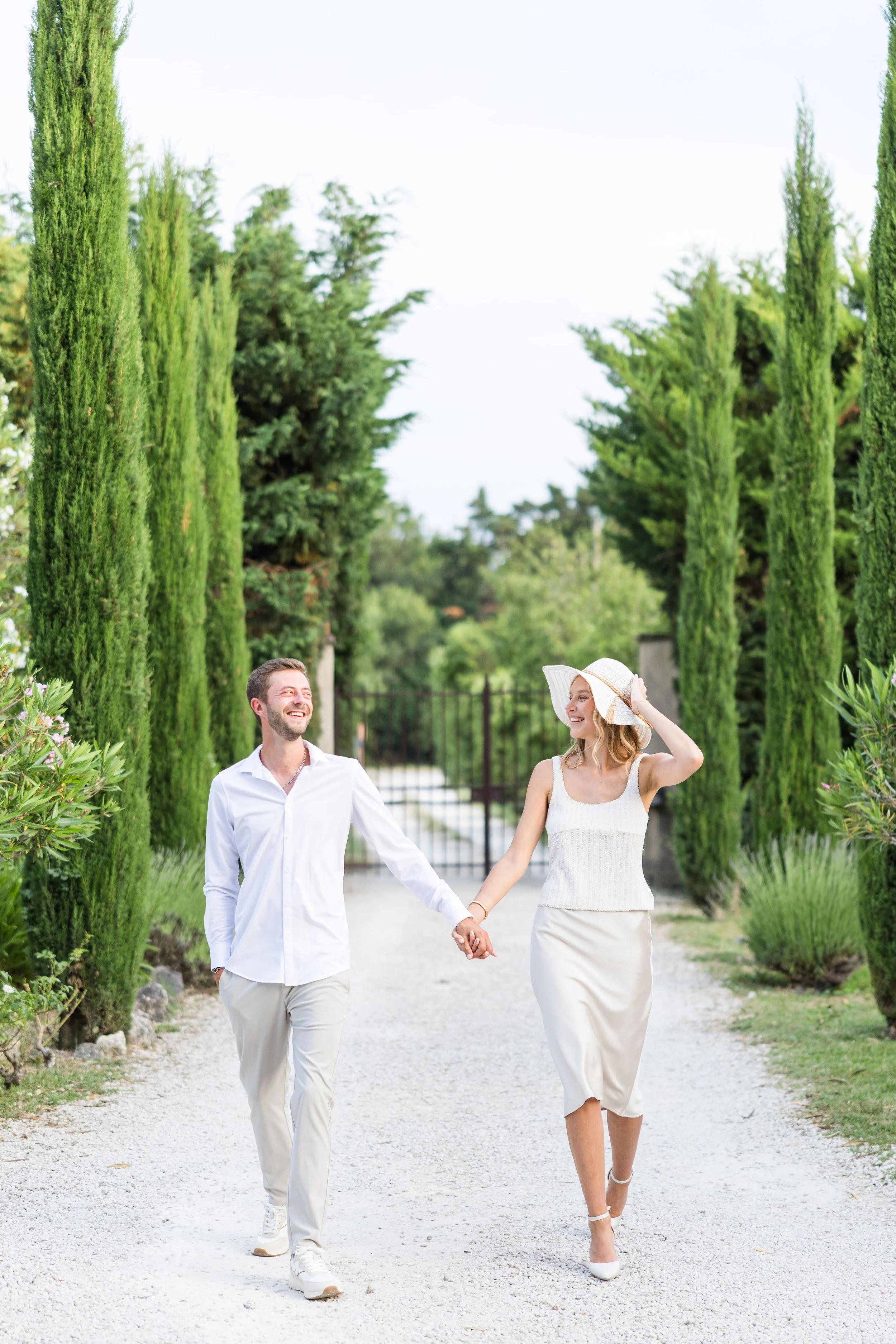 Romantic Pathway Couple Session in Provence