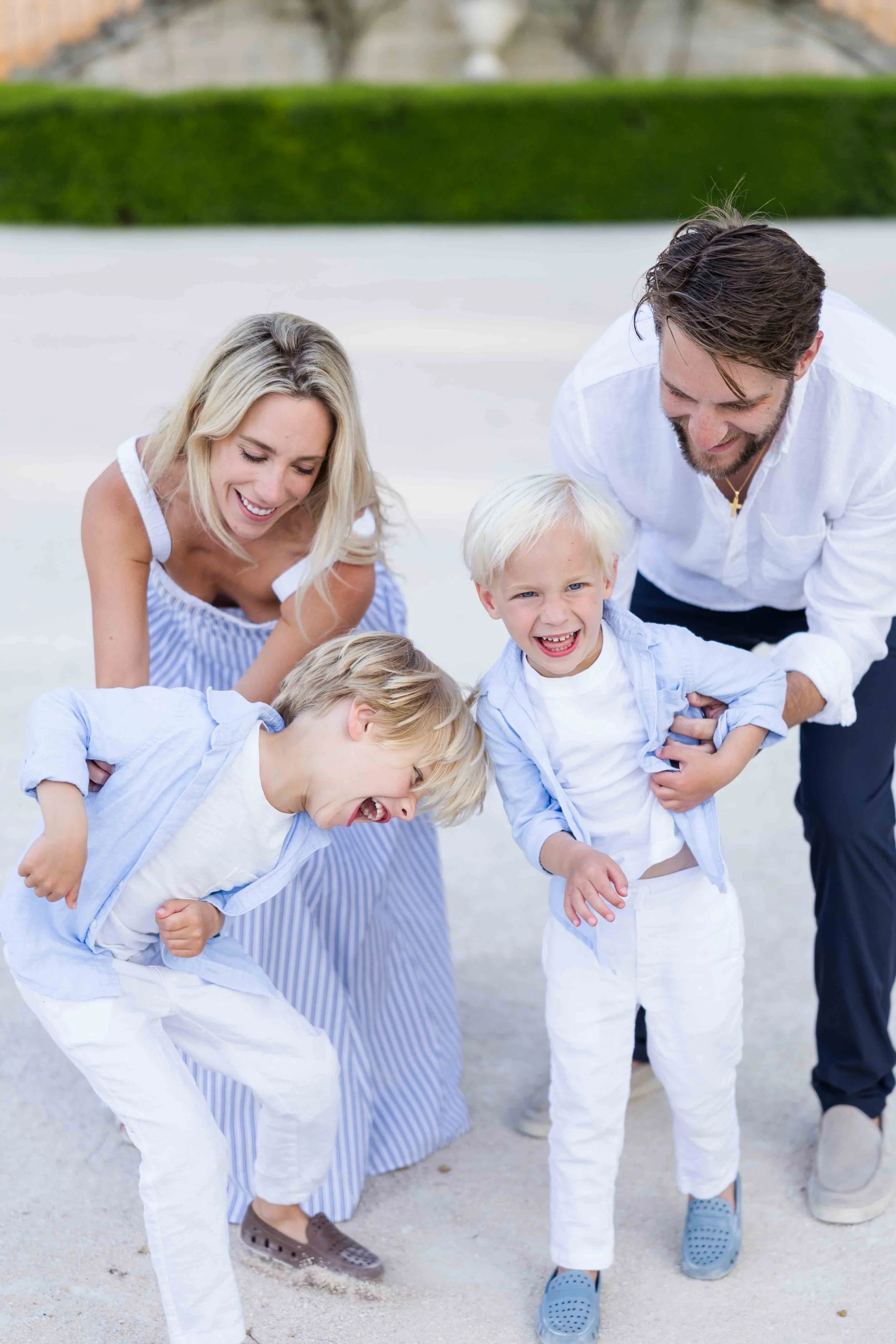 Playful Family Moments in Provence