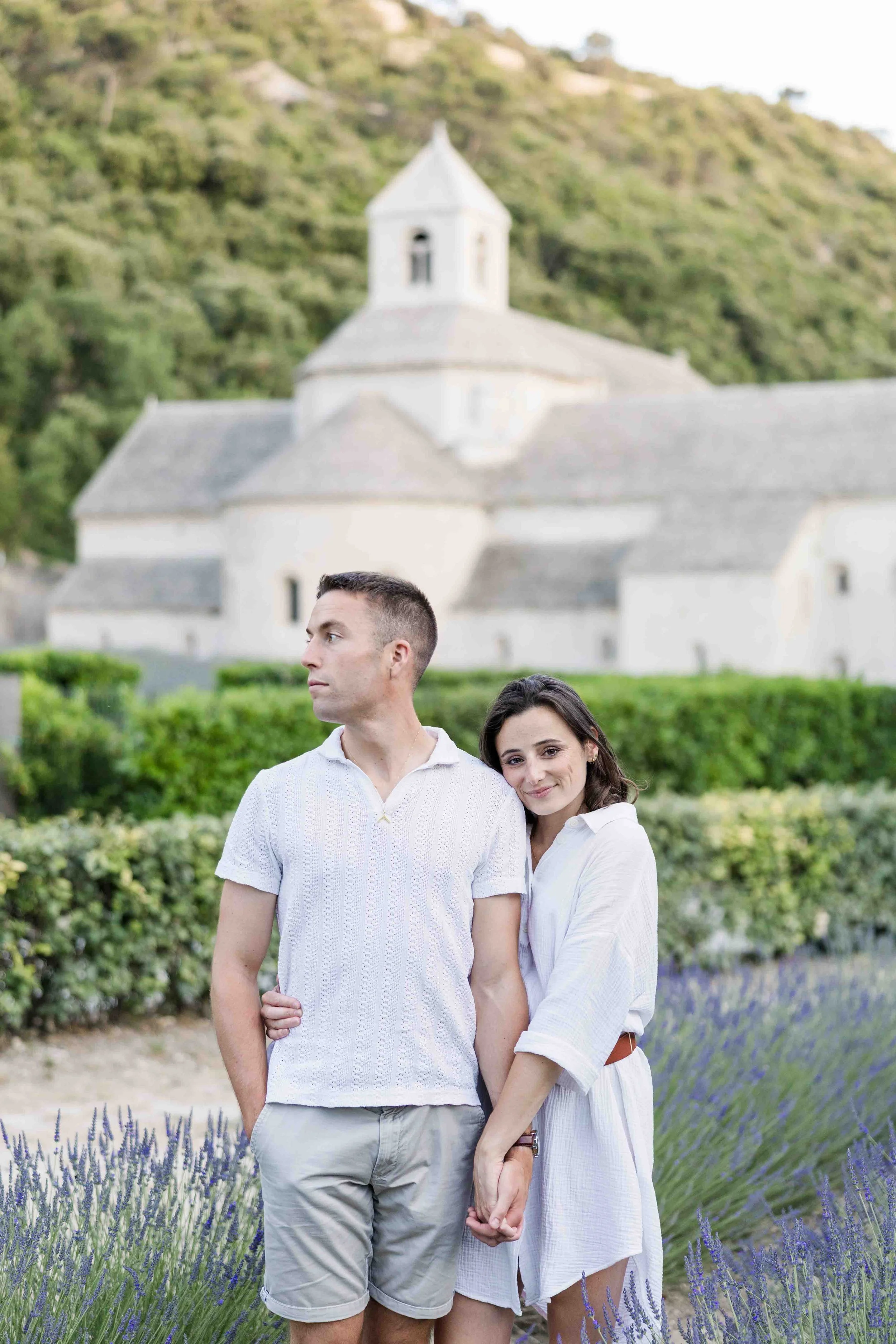 Romantic Couple Session at Abbaye de Sénanque