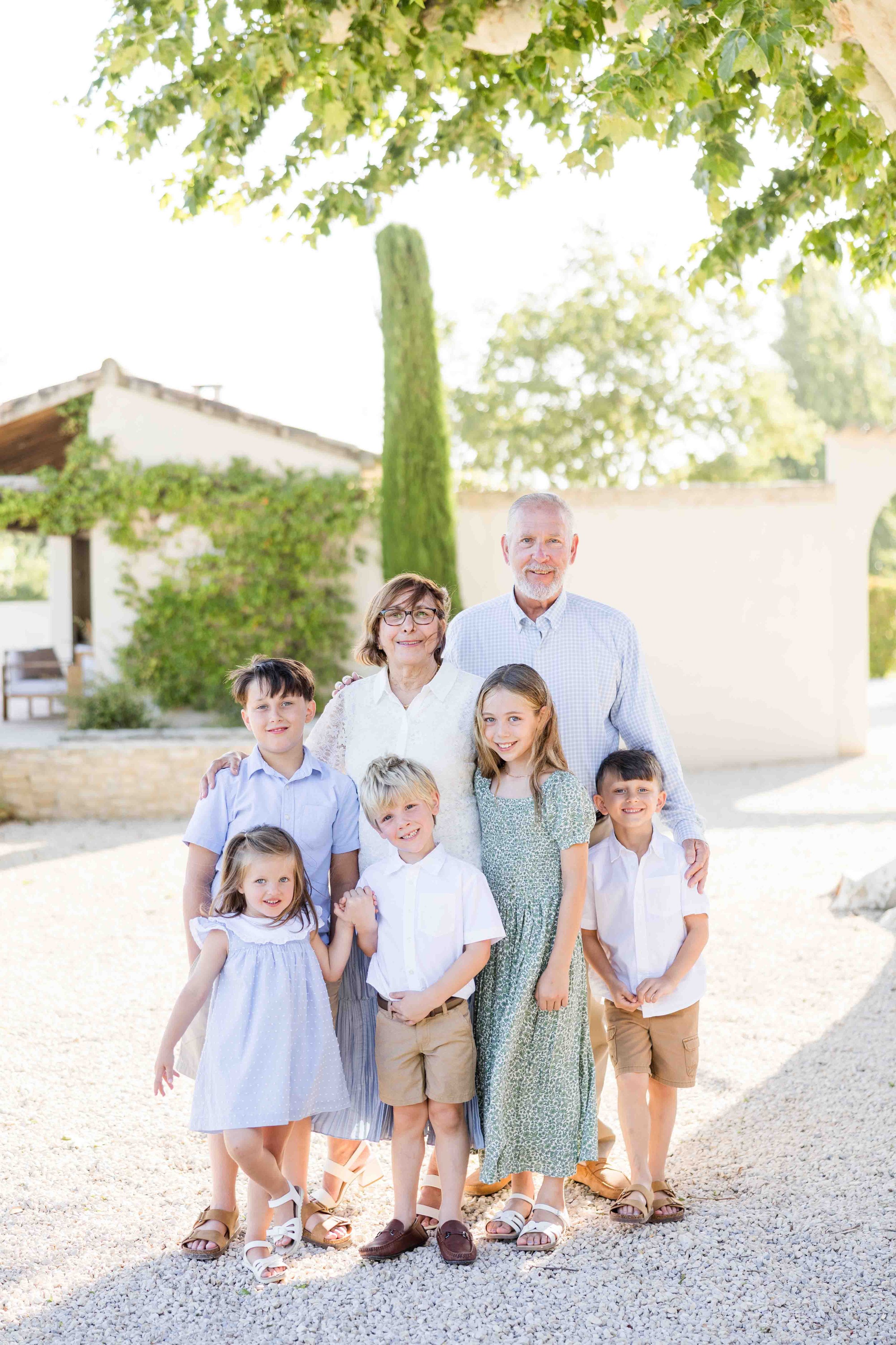Grandparents with Grandchildren Portrait