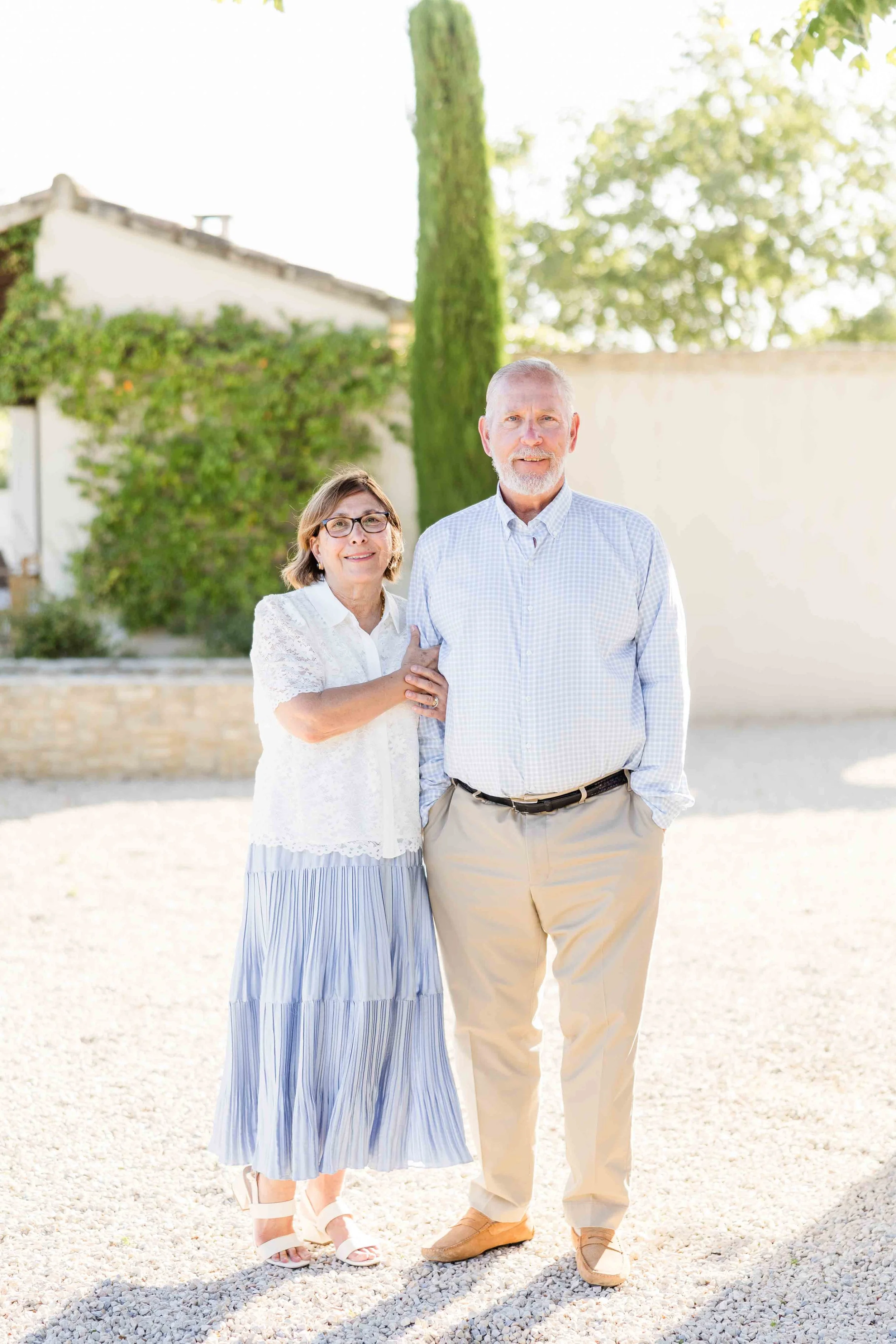 Grandparents Portrait Provence France