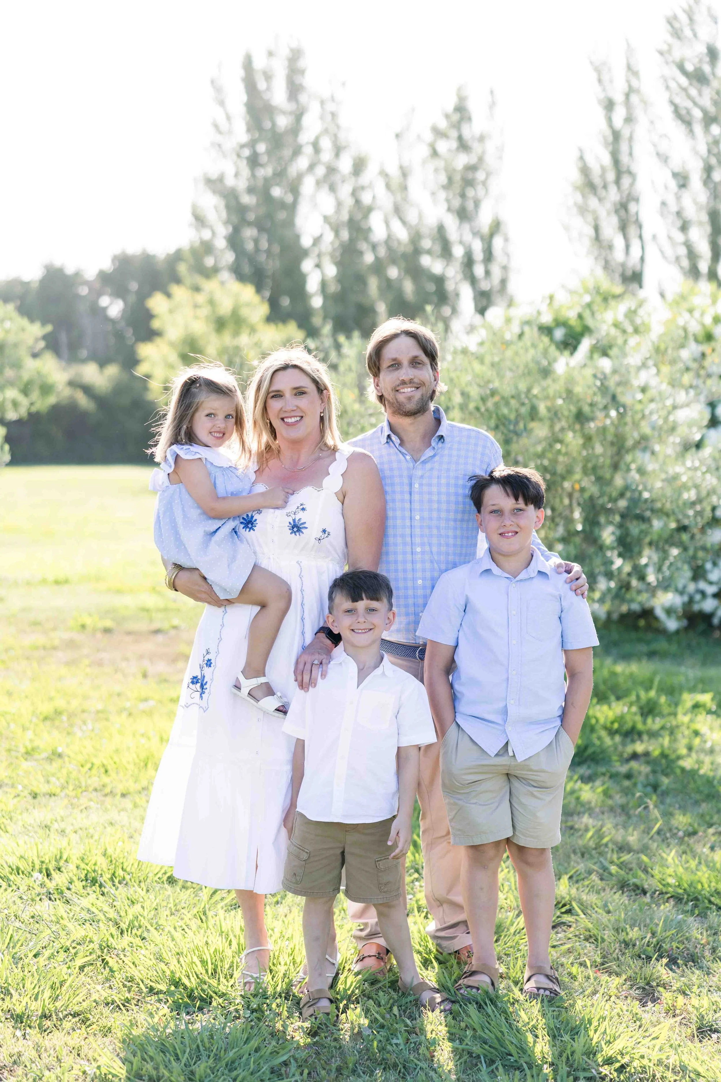 Family of Five Portrait Provence
