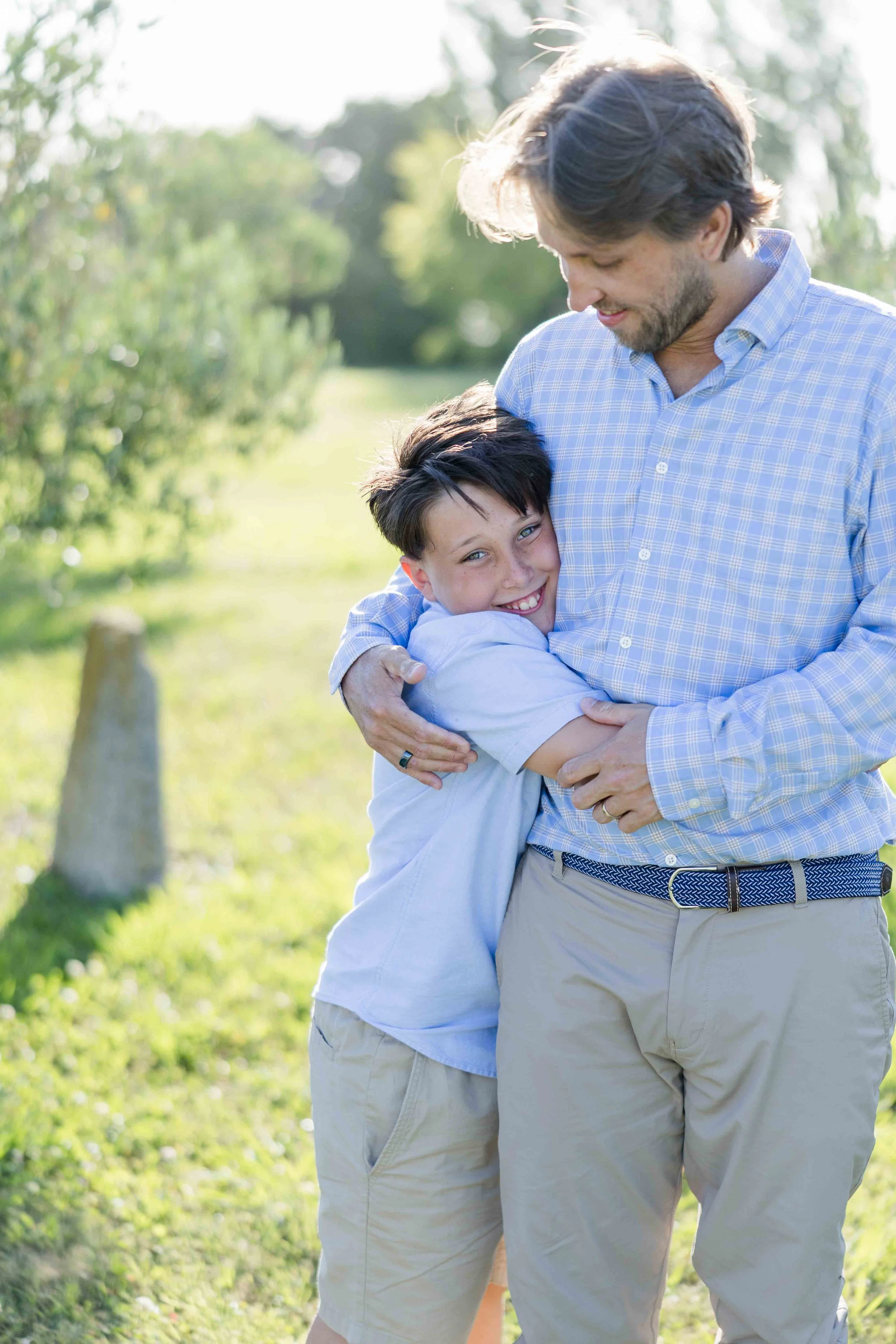 Father and Son Portrait Provence