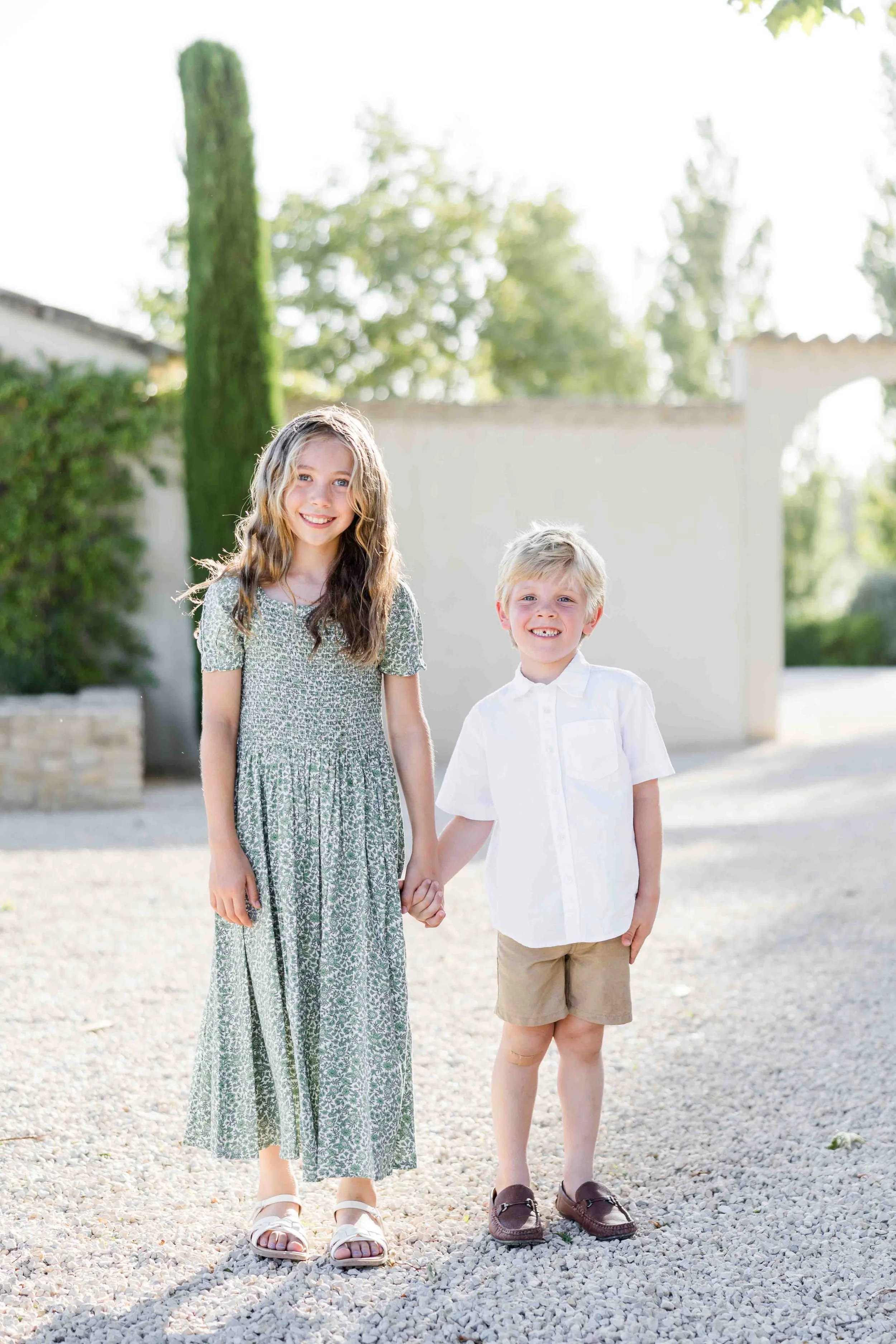 Siblings Portrait Provence France