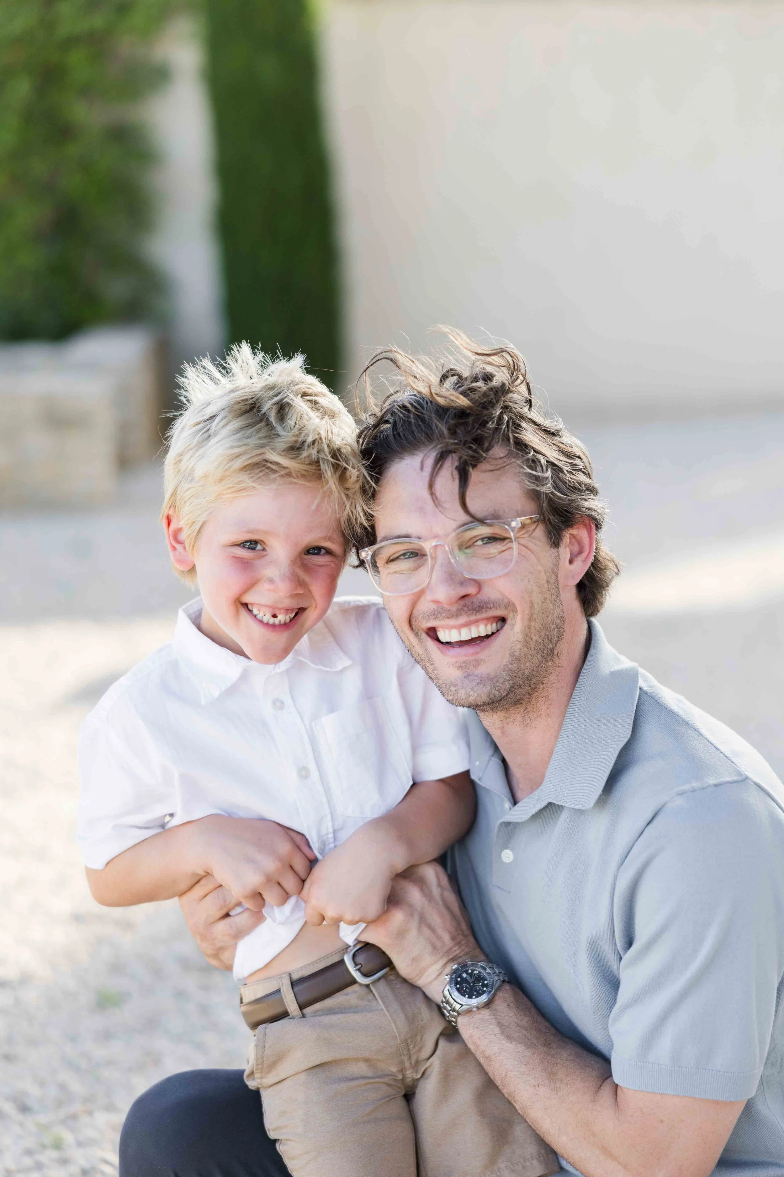 Father and Son Portrait Family Photography