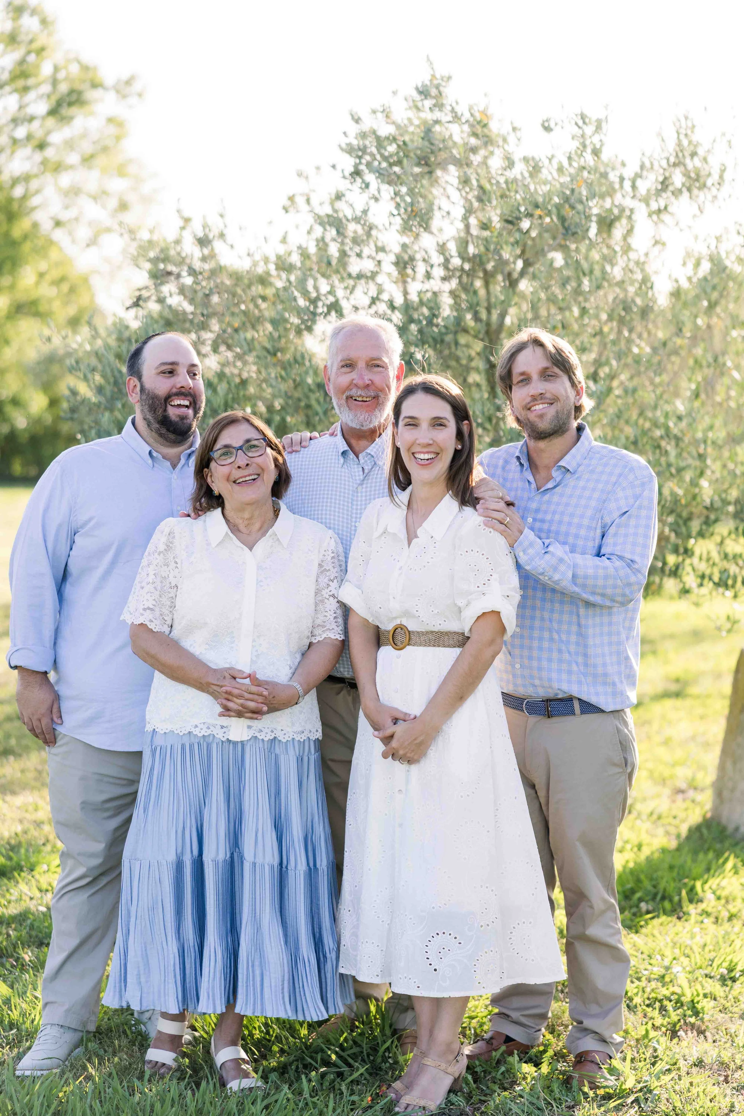 Three Generation Family Portrait Provence