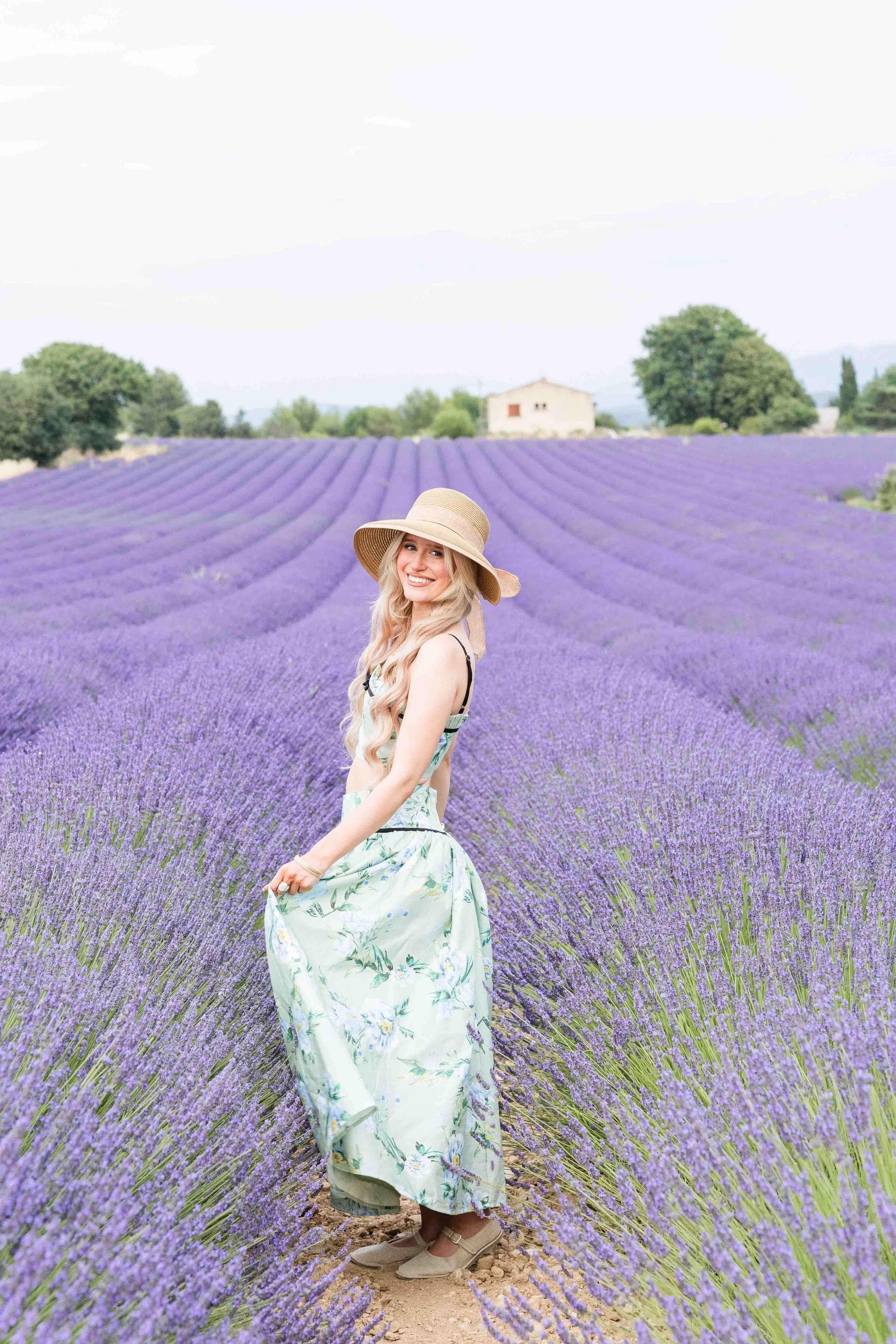 Lavender Field Summer Portrait