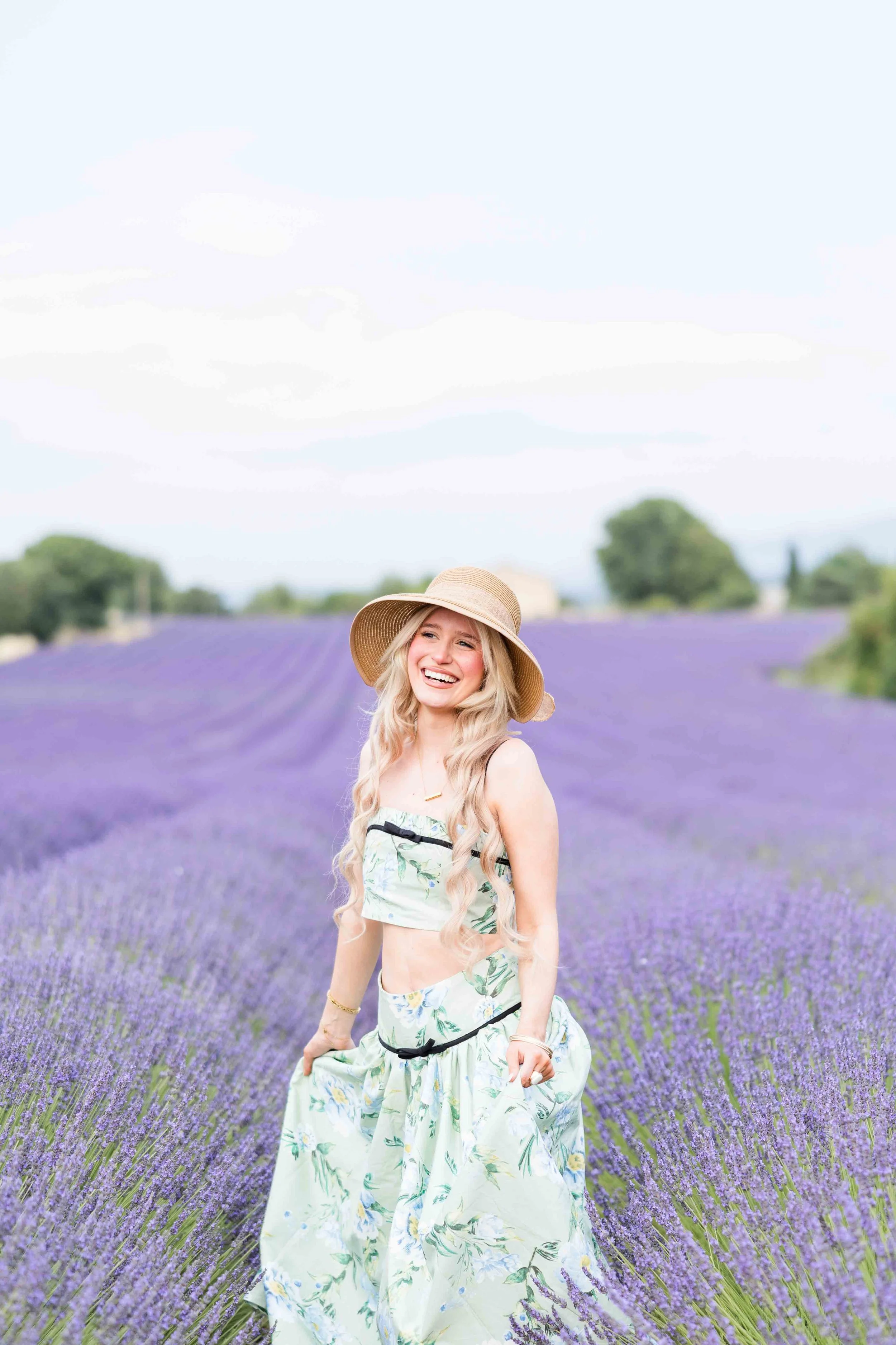 Lavender Field Portrait in Provence