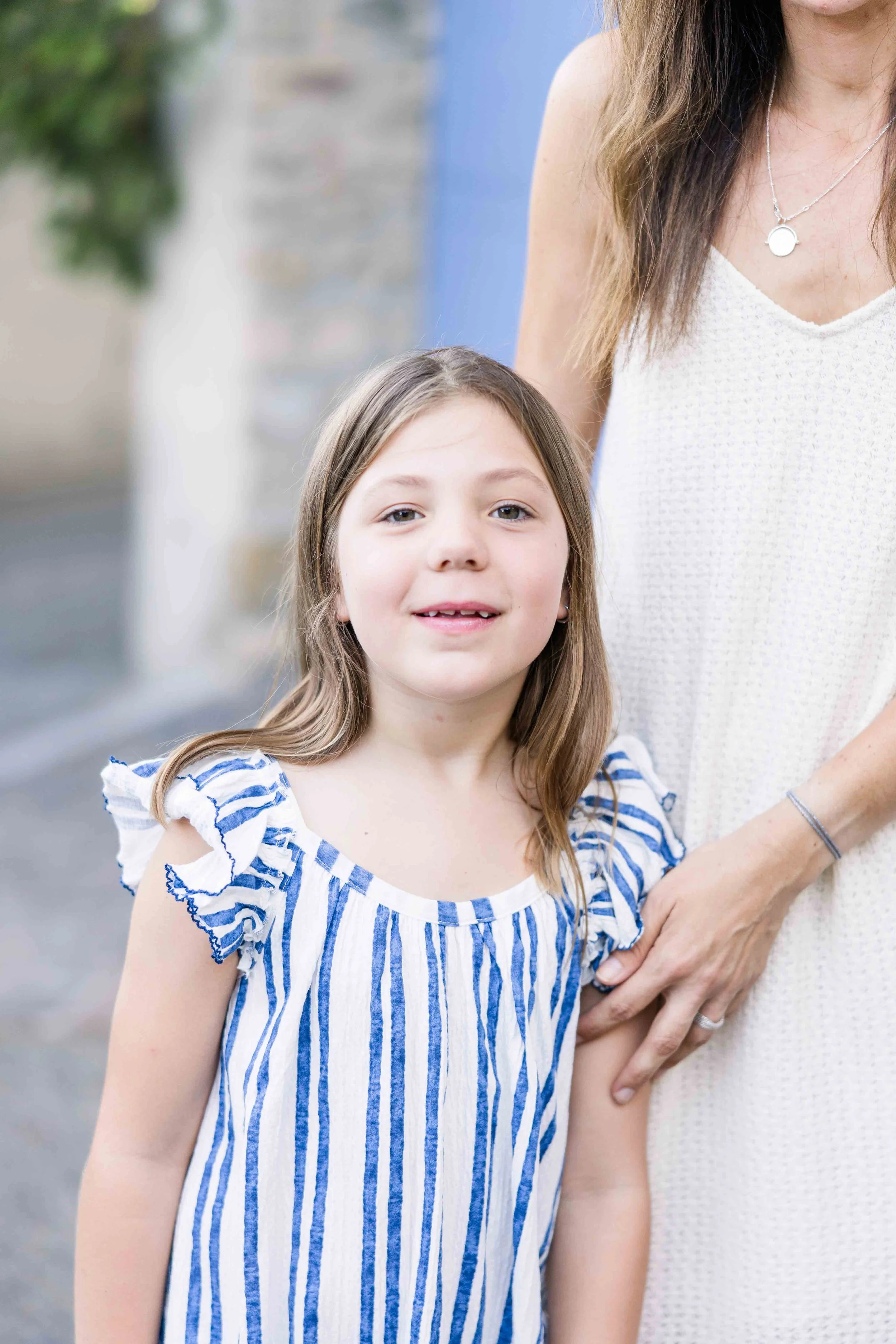 Portrait of a Smiling Big Sister