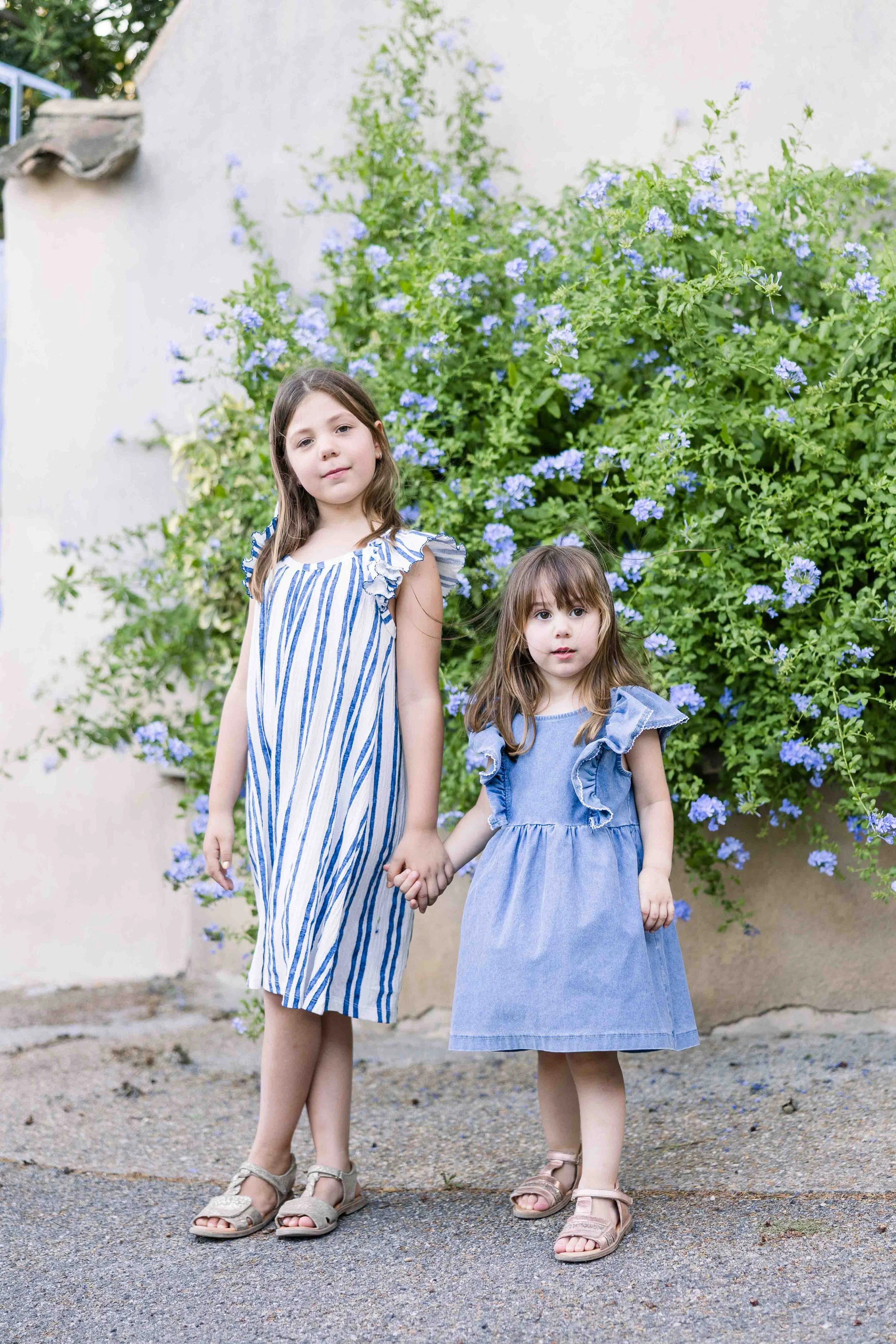 Sisters Among Provence Flowers