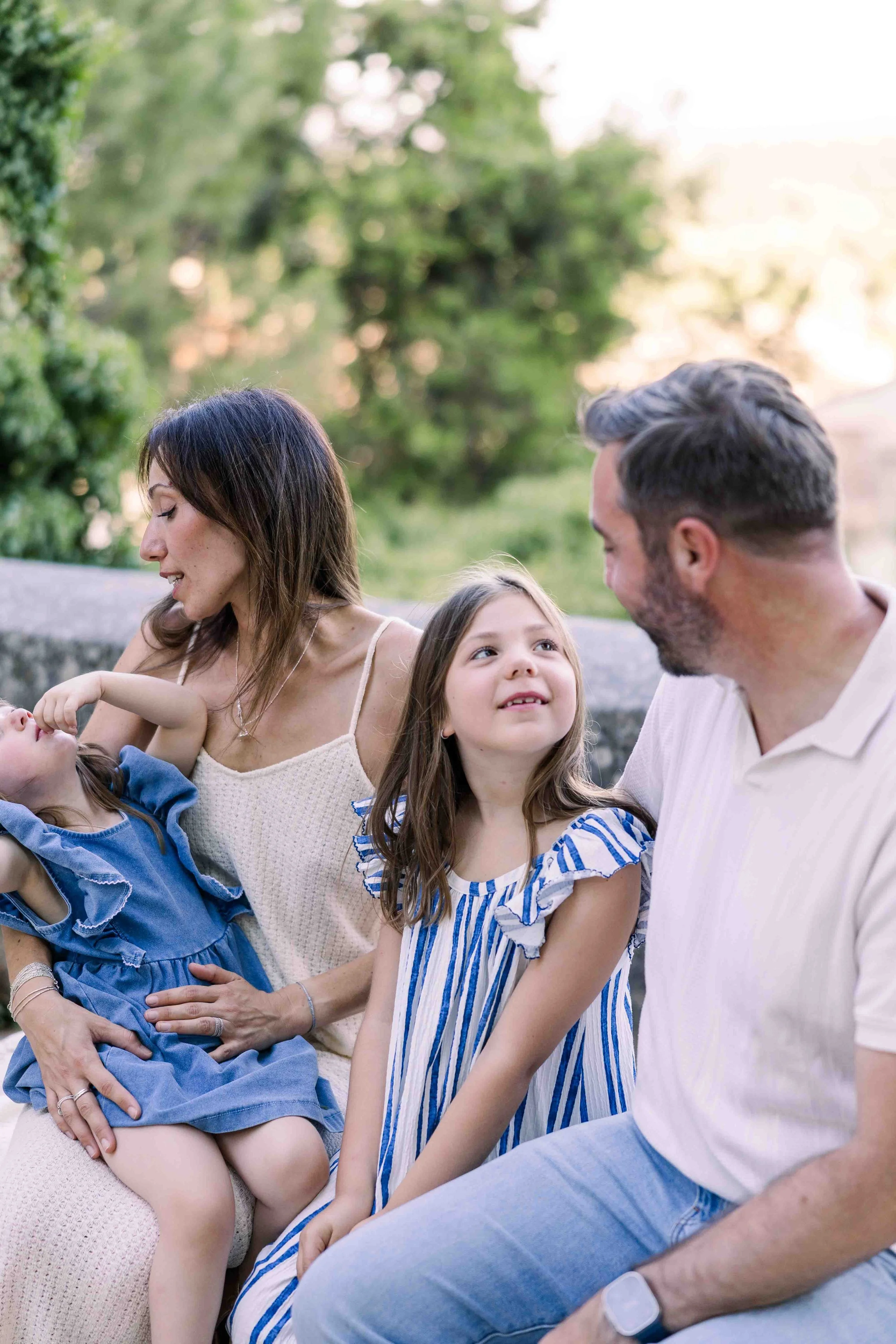 Family Connection During Their Provence Vacation
