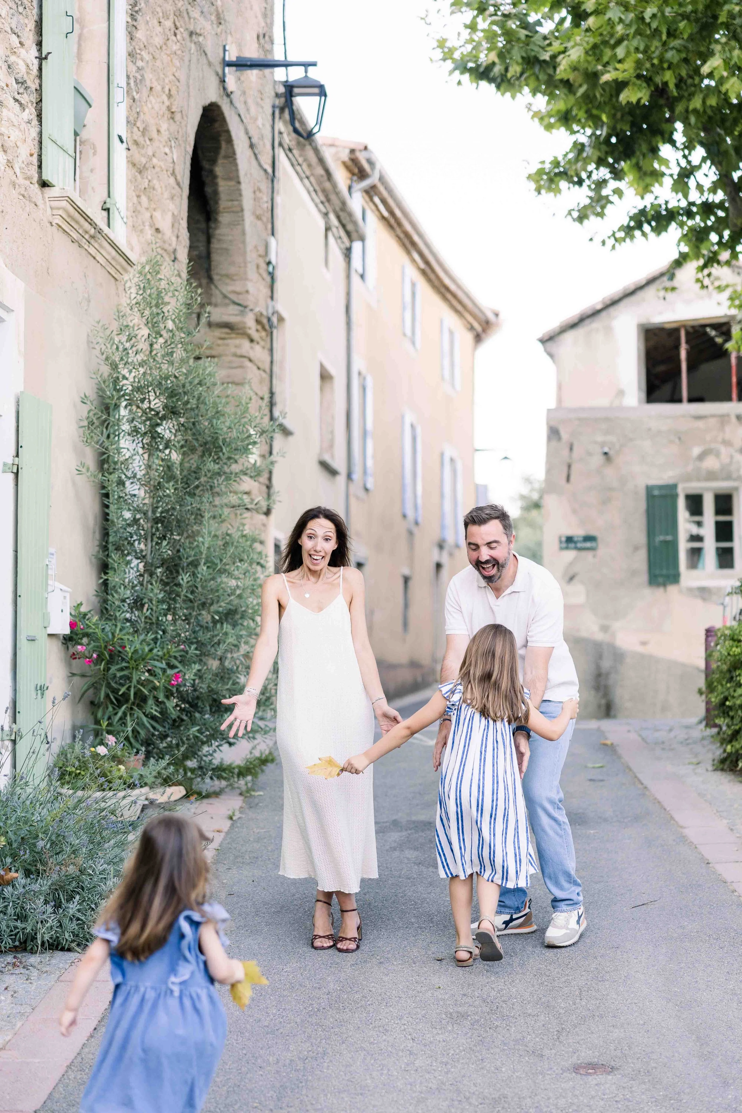 Family Stroll Through Provence