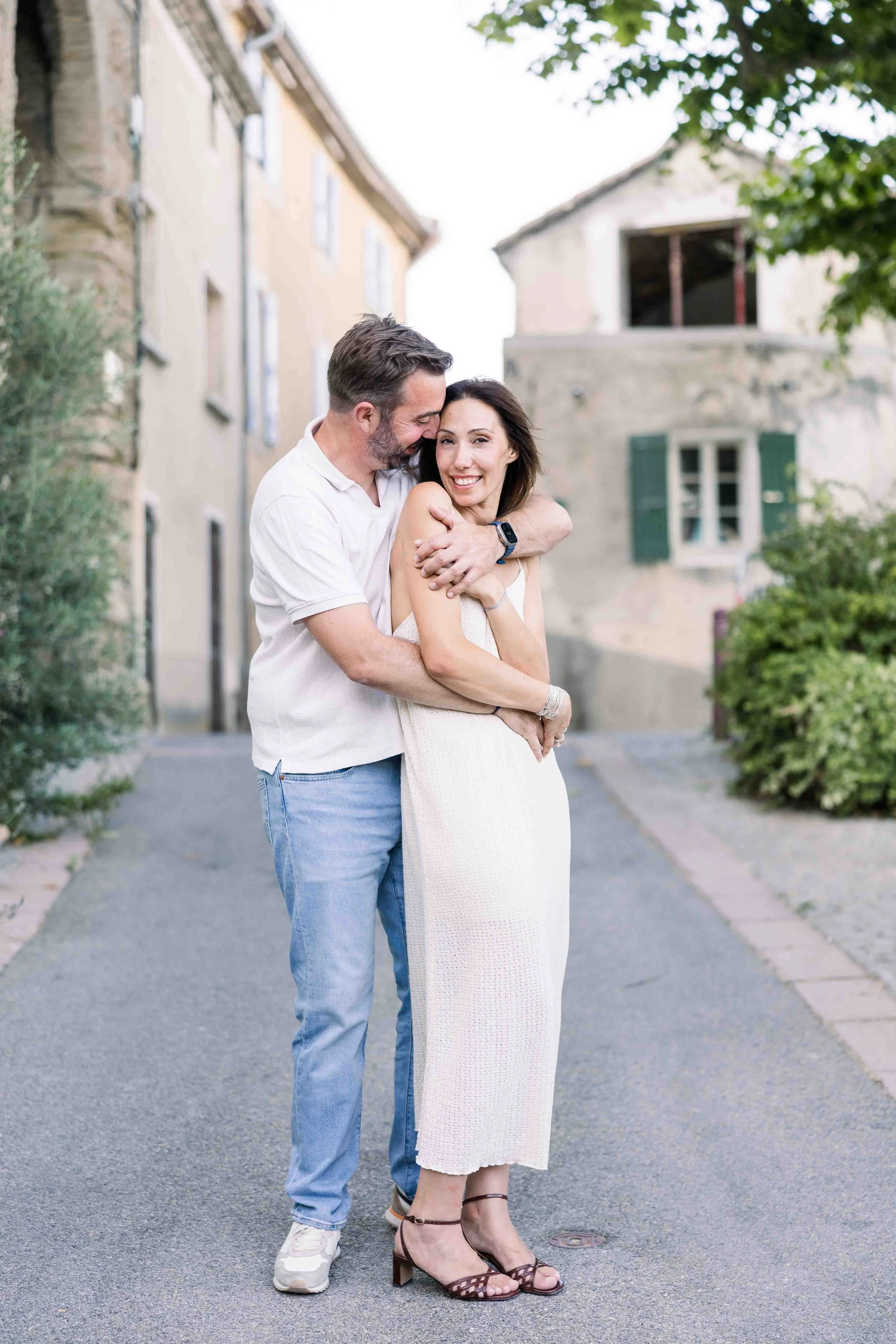 Loving Embrace in a Provençal Village