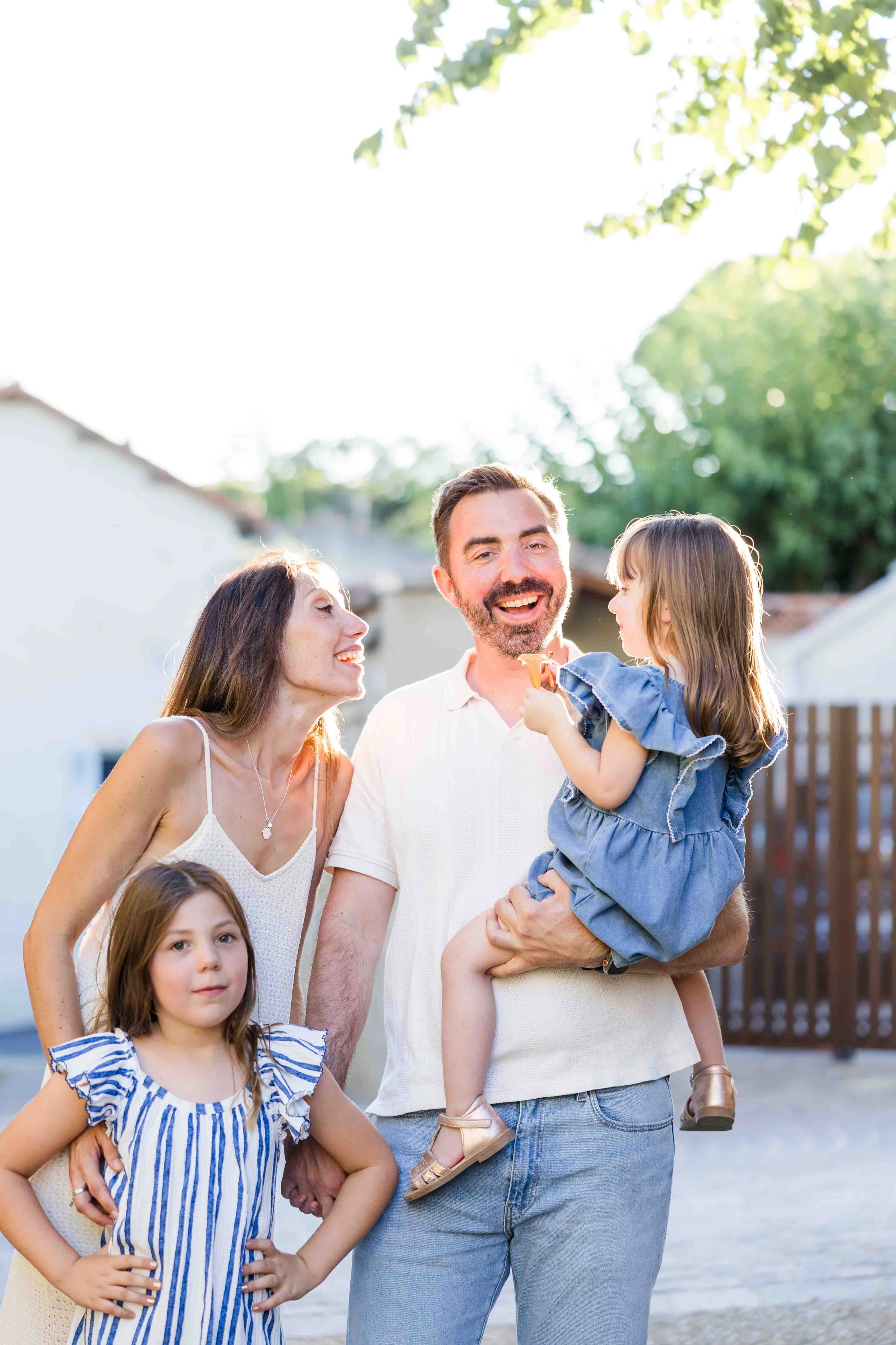 Joyful Family Moment in the South of France
