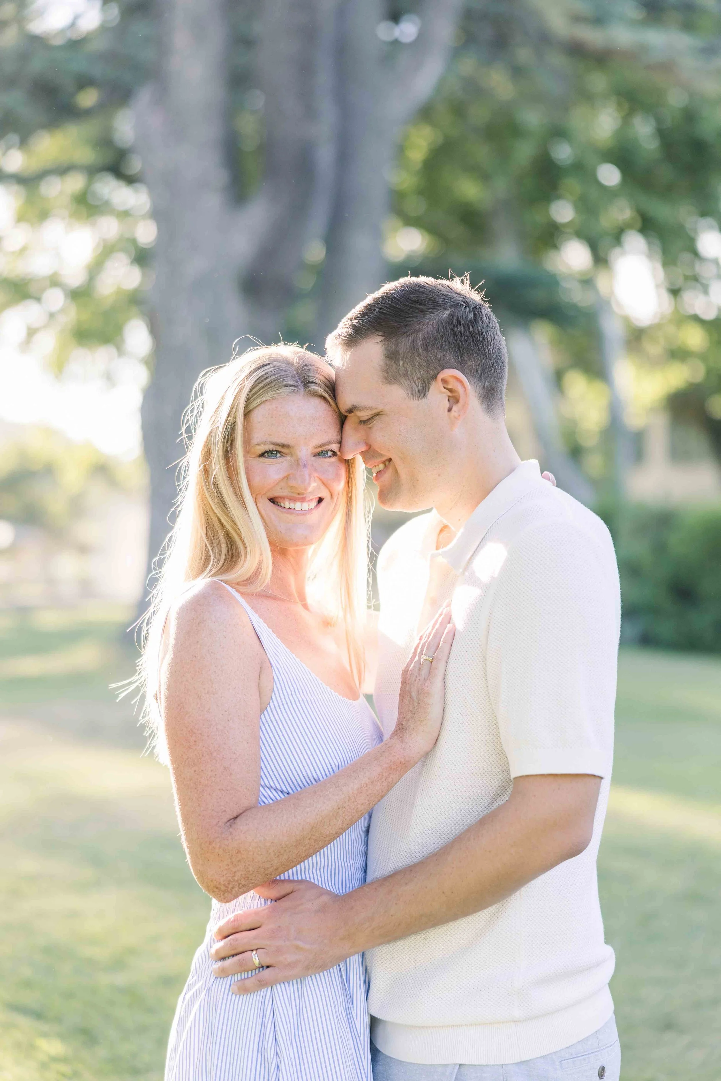 Golden hour couple portrait