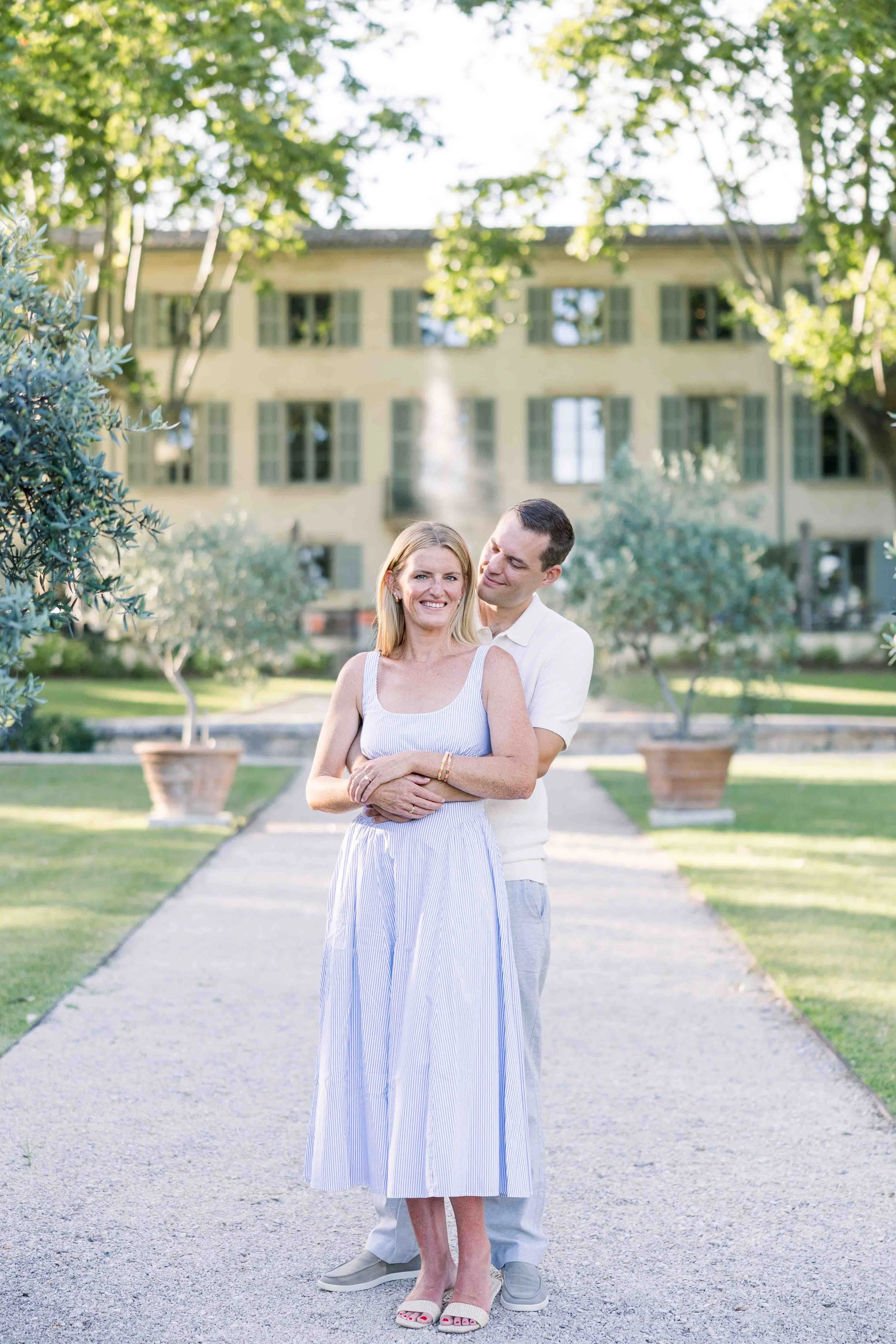 Elegant garden portrait