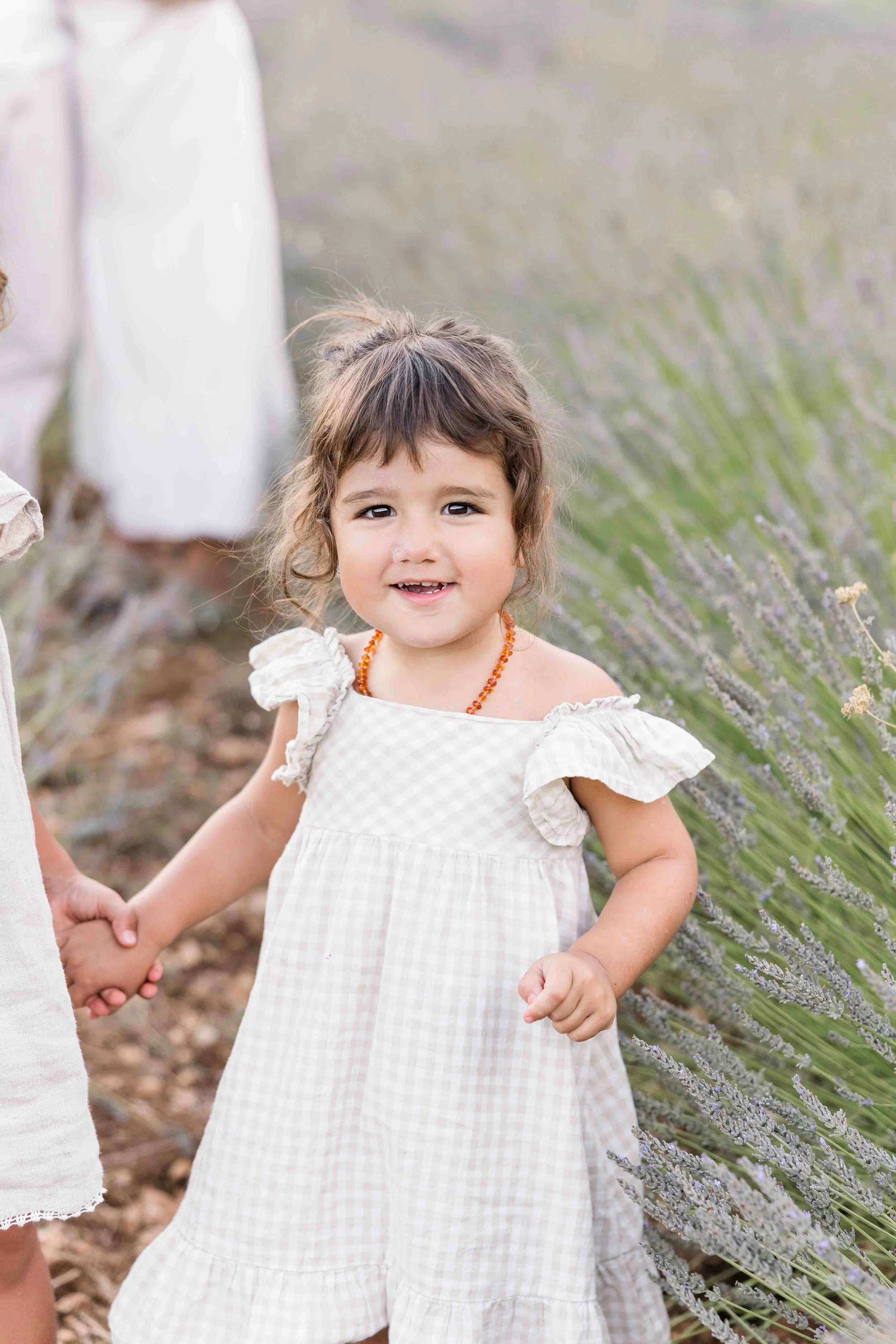 Sibling connection captured in Provence