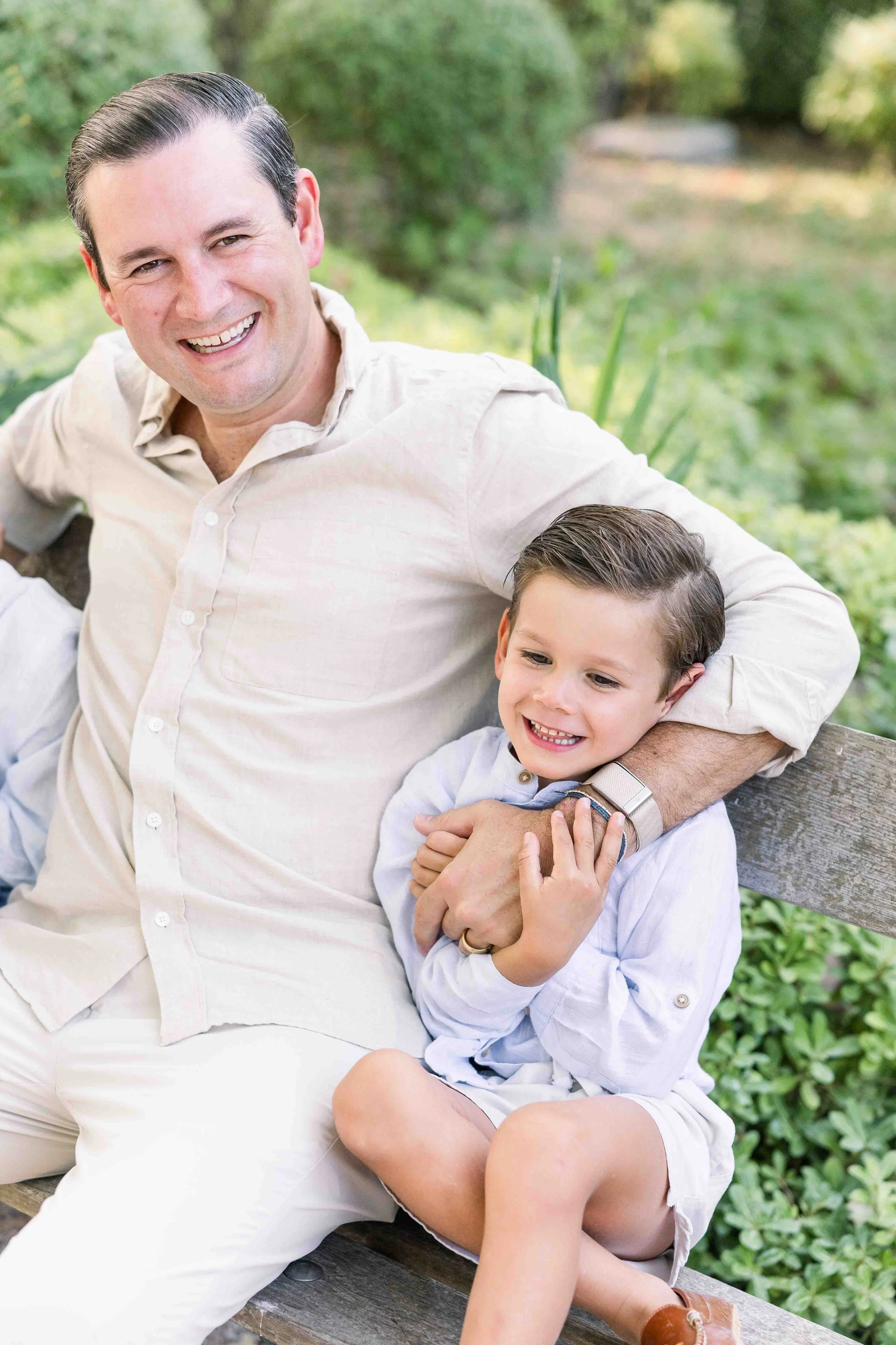 Father and son portrait in Saint-Rémy-de-Provence