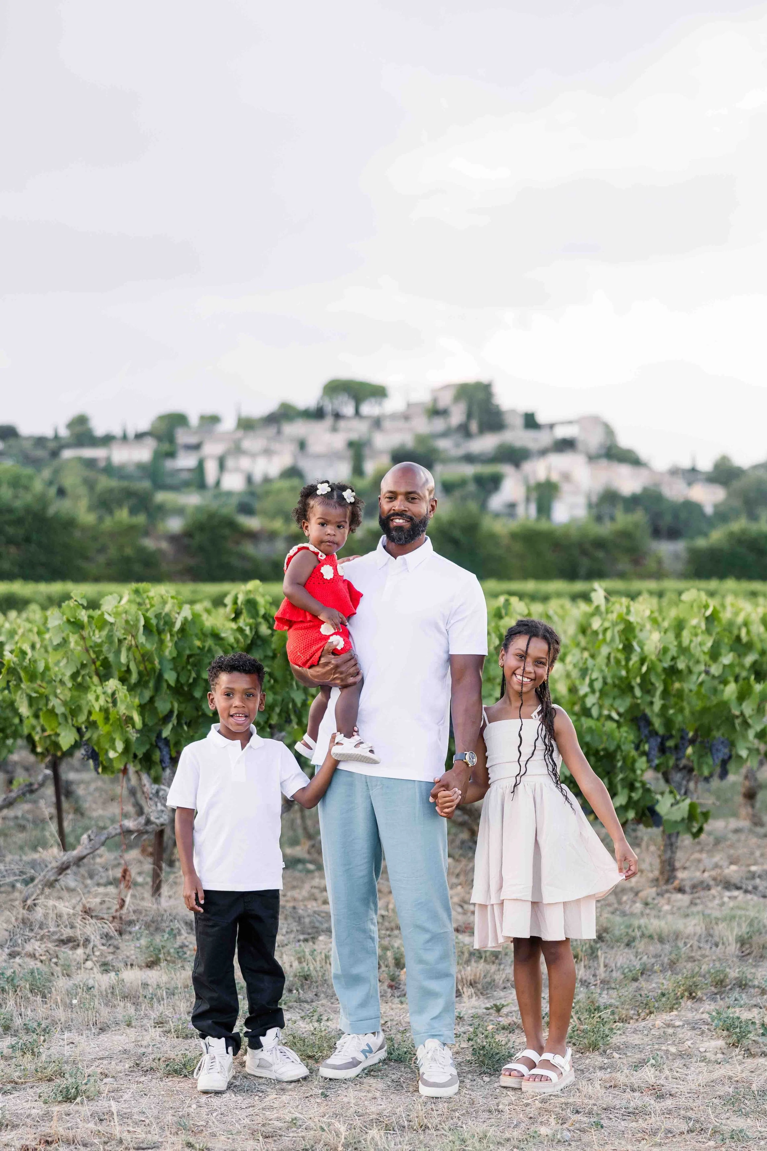 Family Portrait in the Luberon Vineyards
