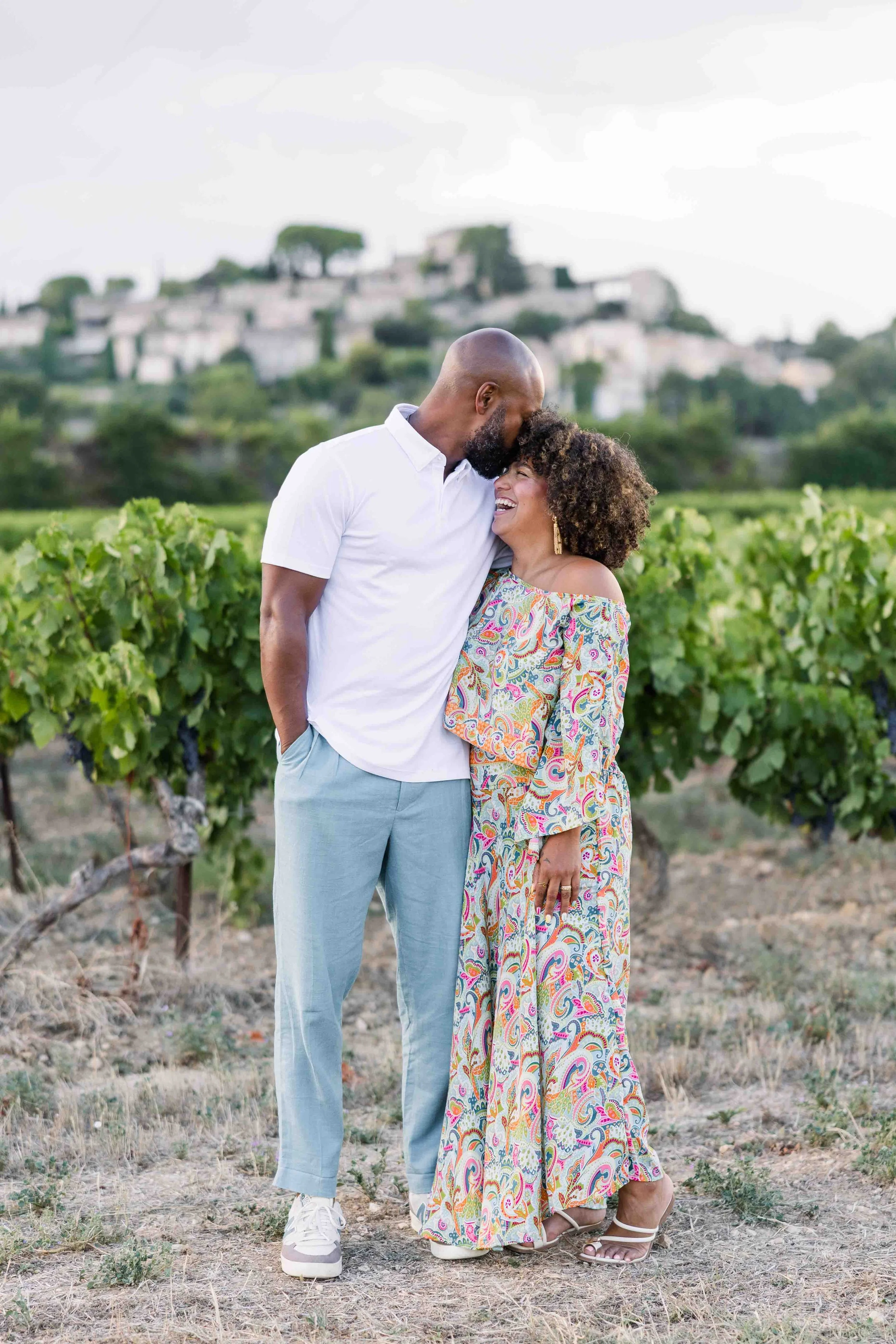 Family Portrait in Provence at Golden Hour