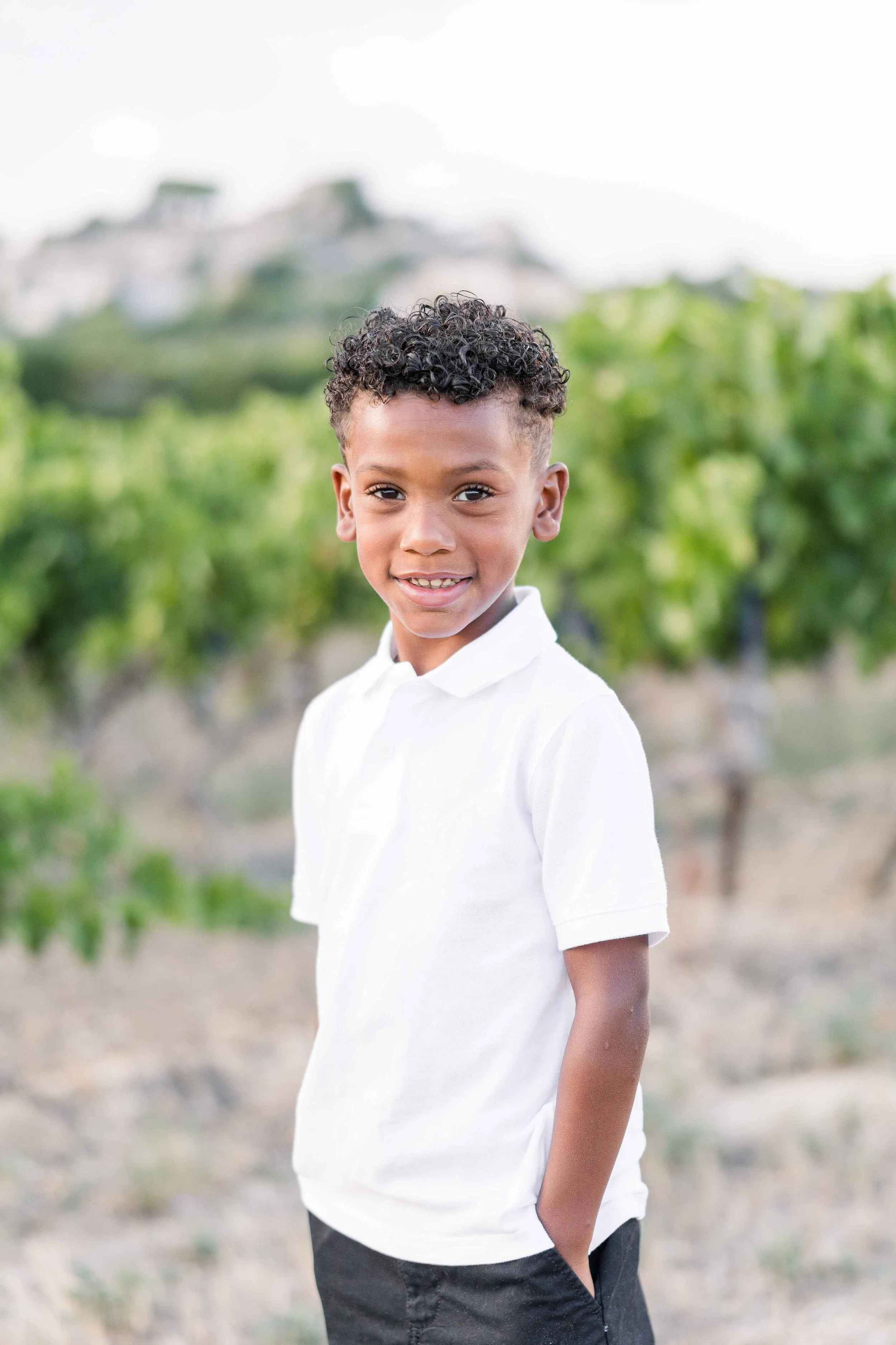 Portrait of a Boy in Provence