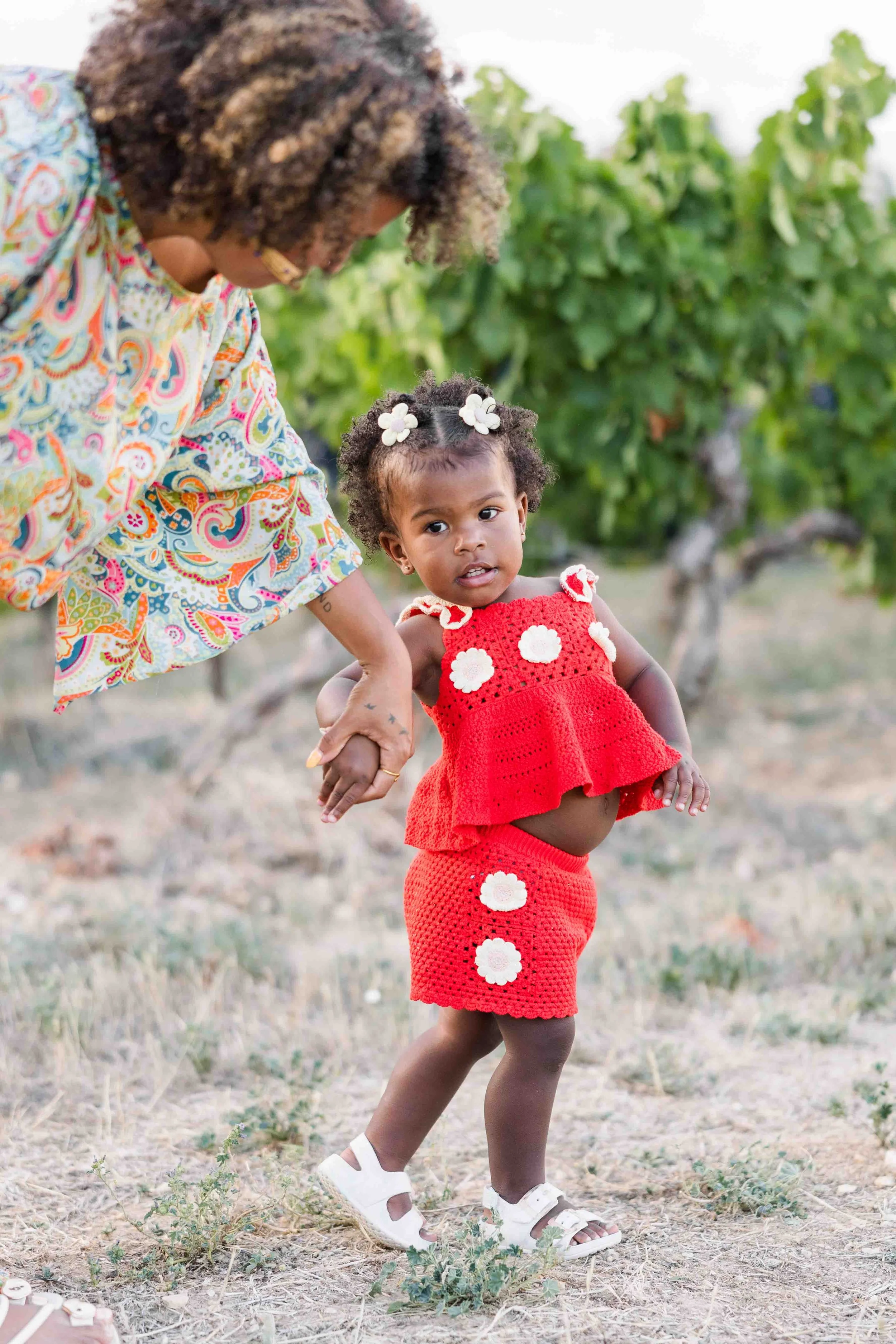 Young Girl in the Provence Vineyards