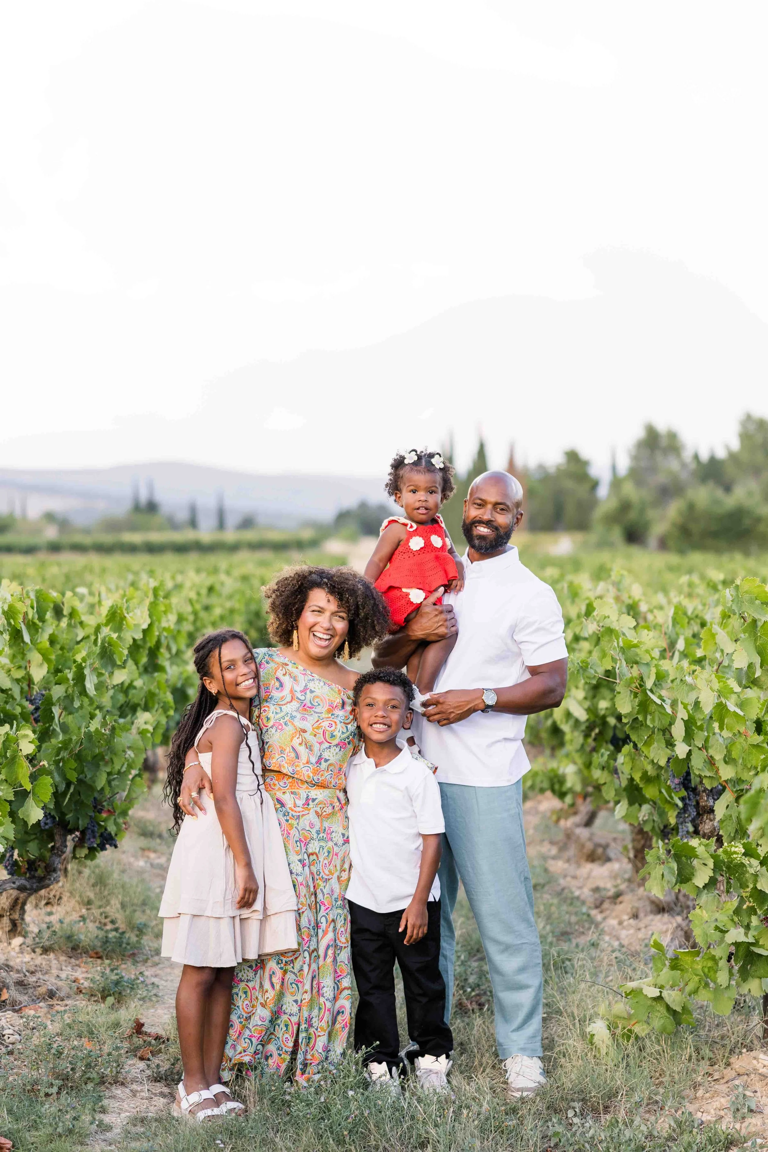 Family Portrait Overlooking Gordes