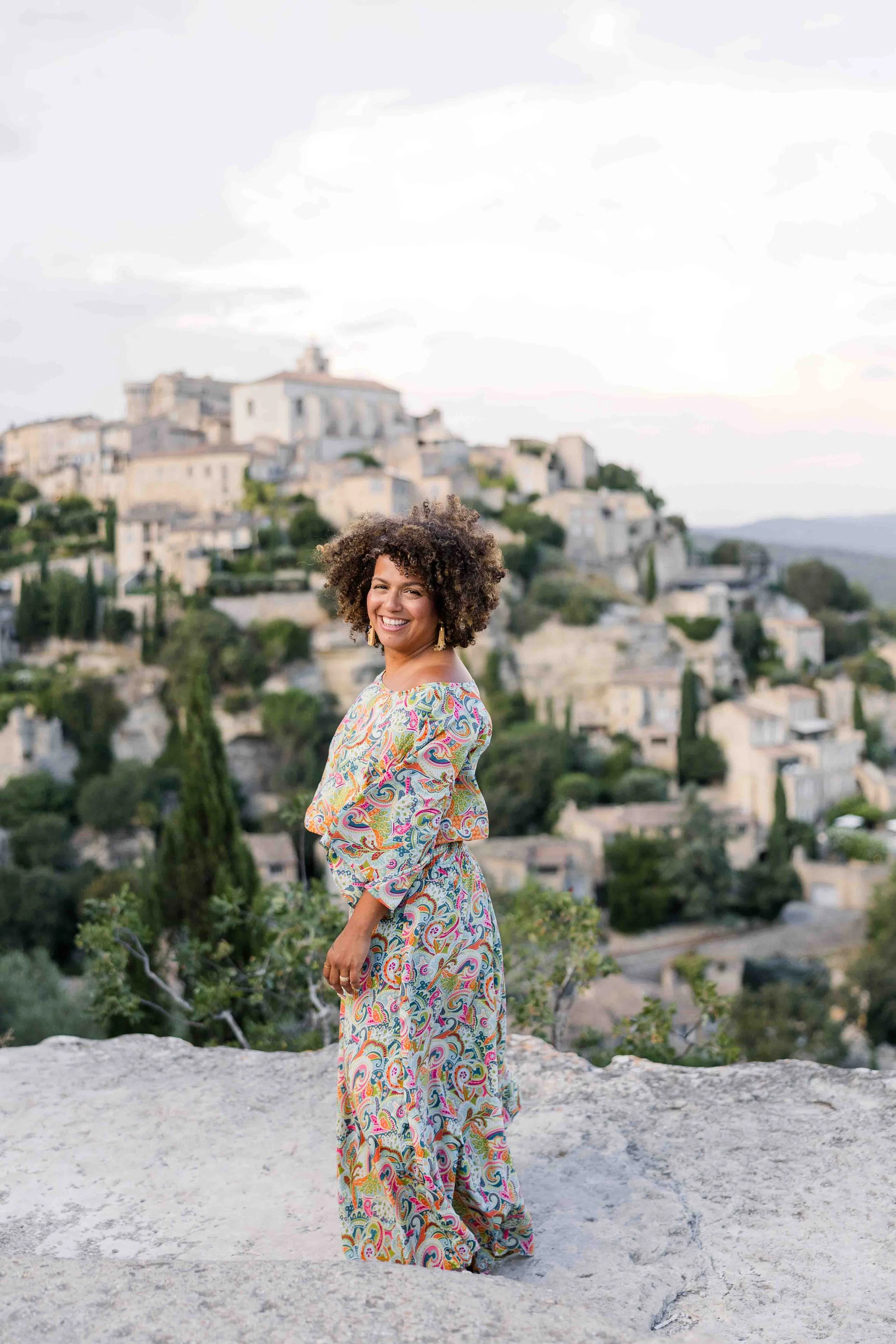 Mother Portrait in Gordes, Provence